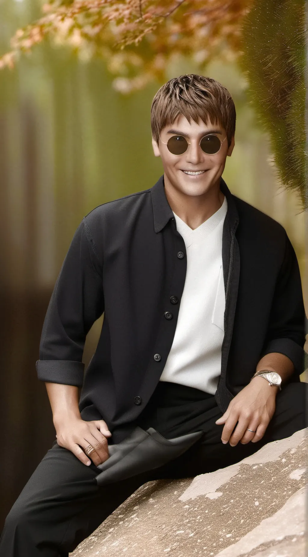 ai character: Troy Bolton Satoru background