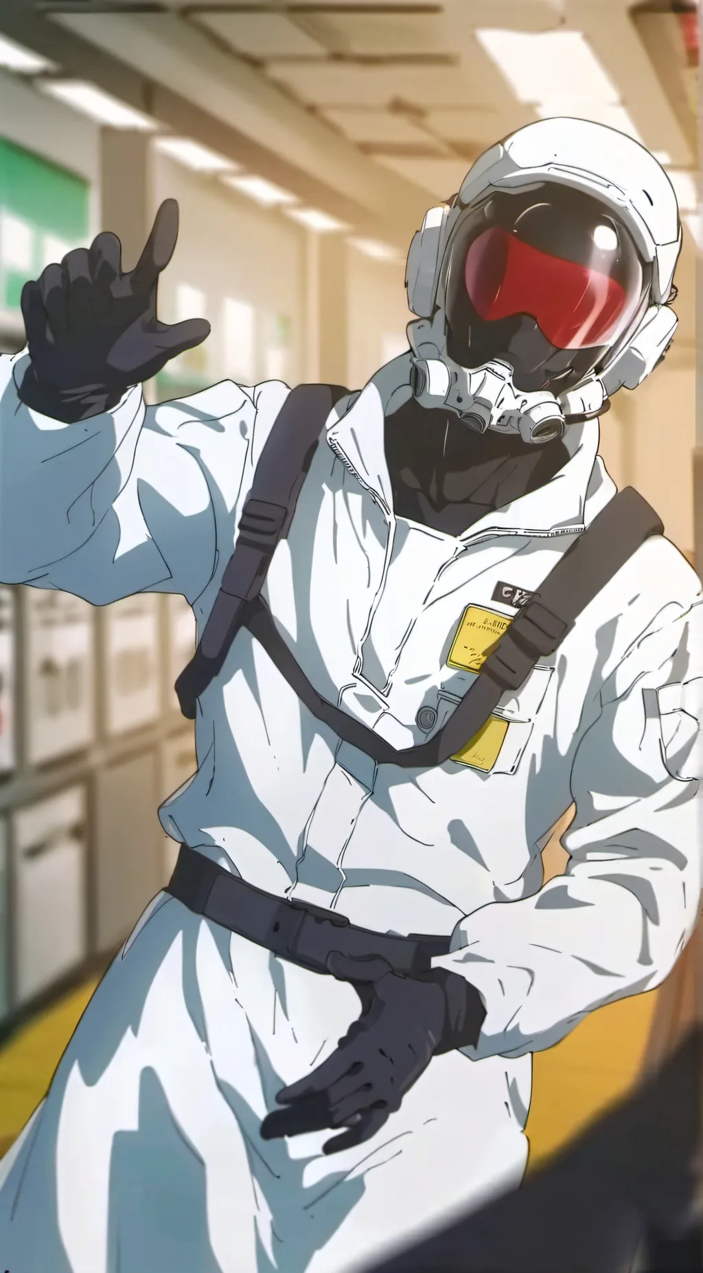 ai character: SCP GUARD background