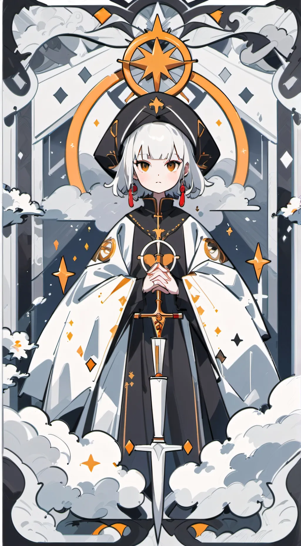 ai character: Miracle  background