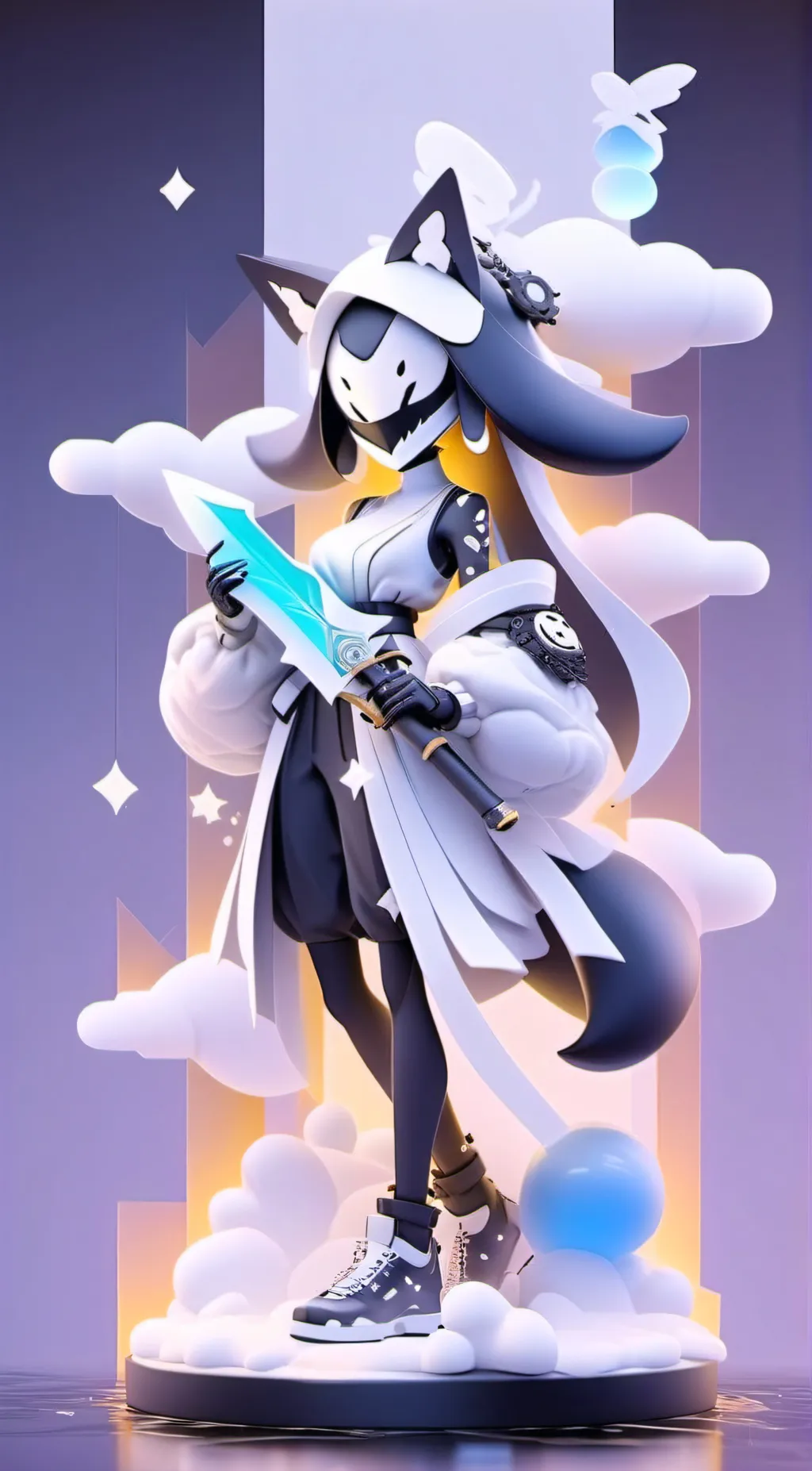 ai character: demon adam  background