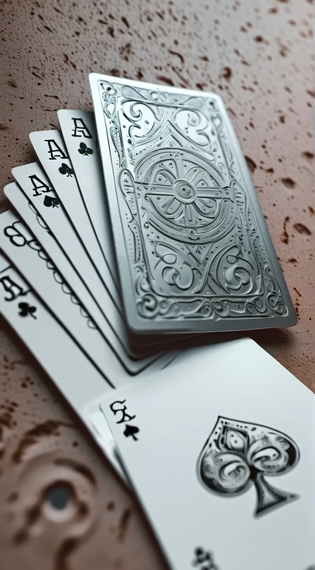 ai character: ace card background