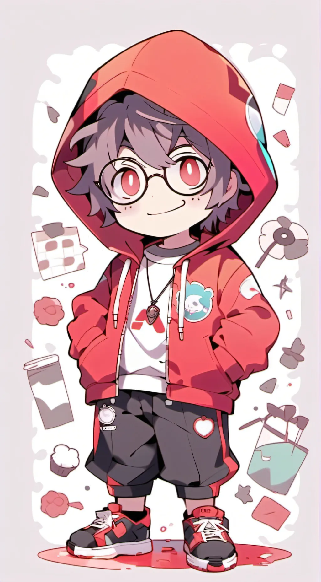 ai character: Badboyhalo  background