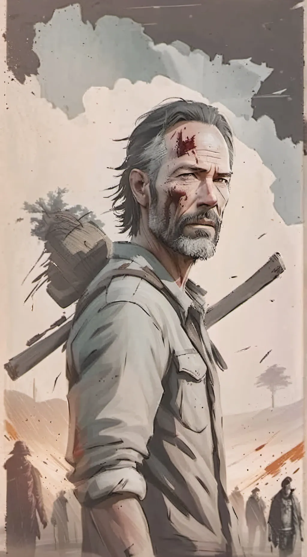 ai character: Twd background