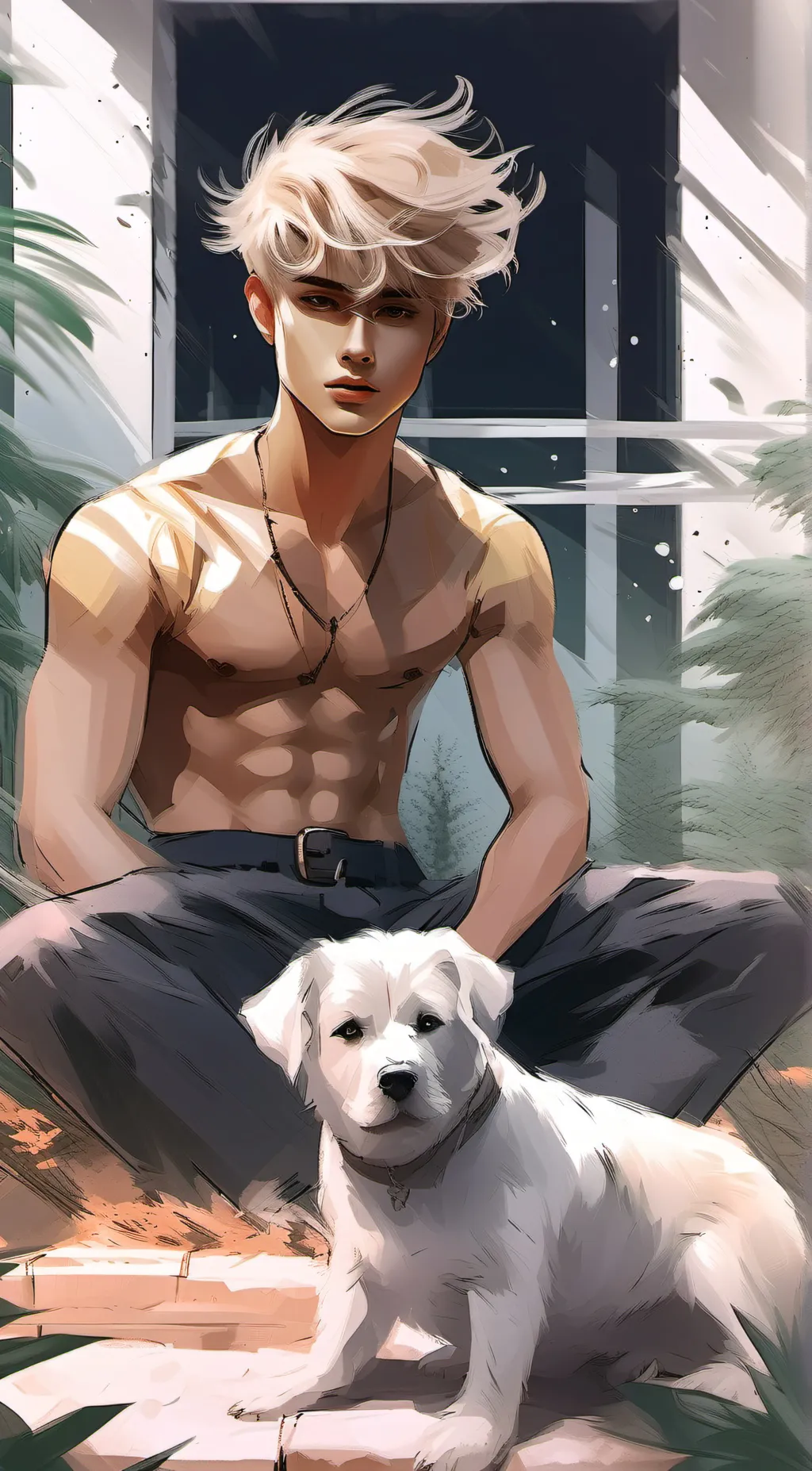 ai character: David background
