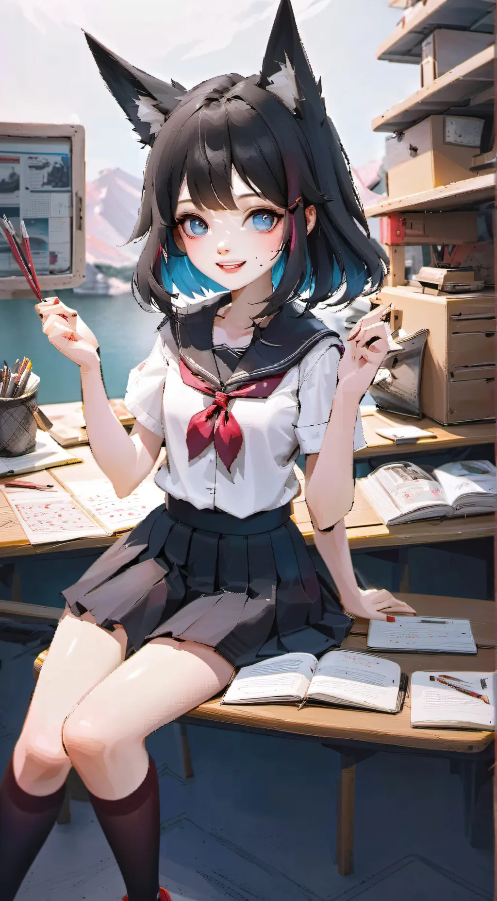 ai character: kiki background