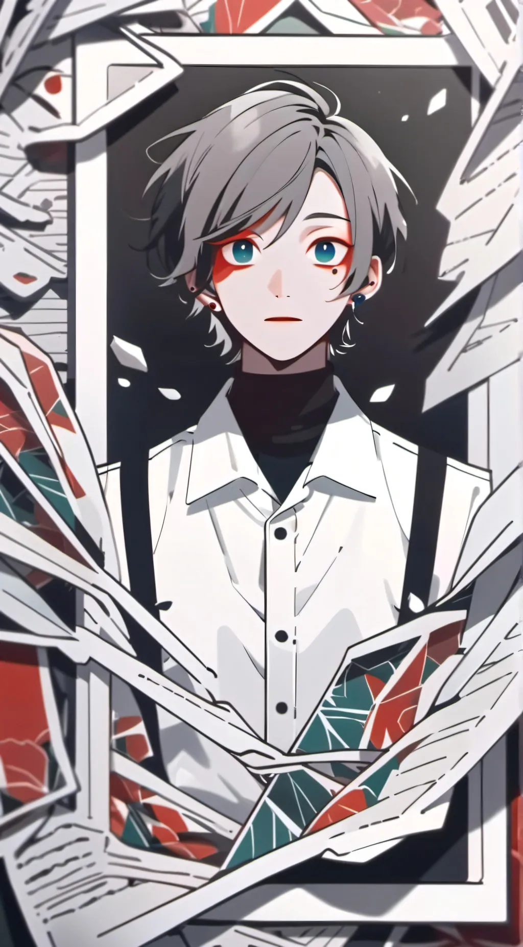 ai character: mark background