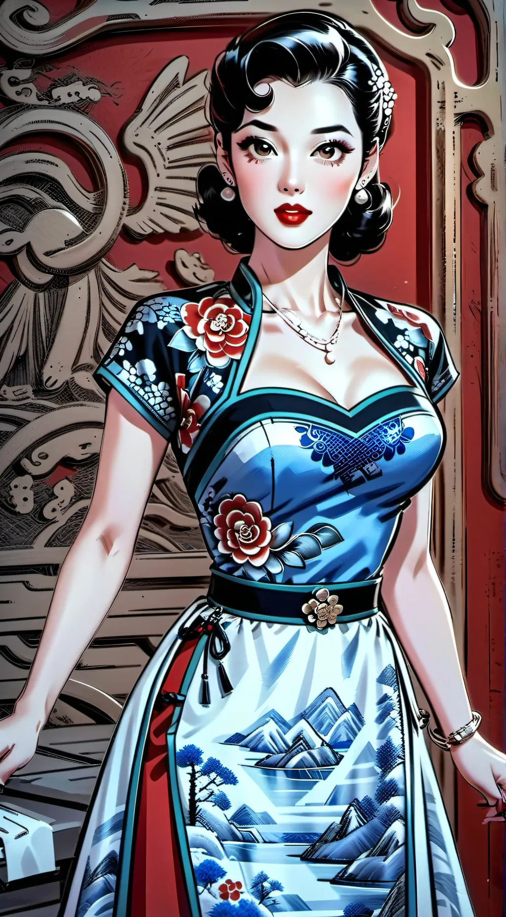 ai character: Jasmine background