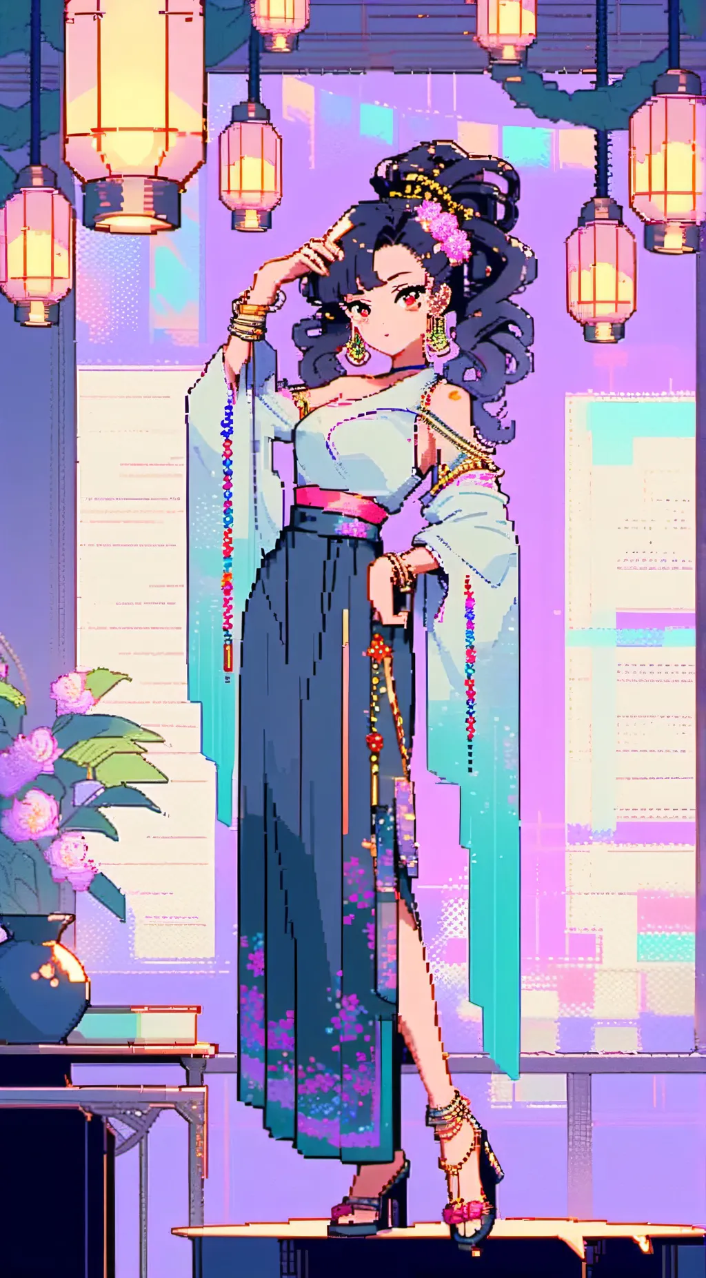ai character: Hikari background