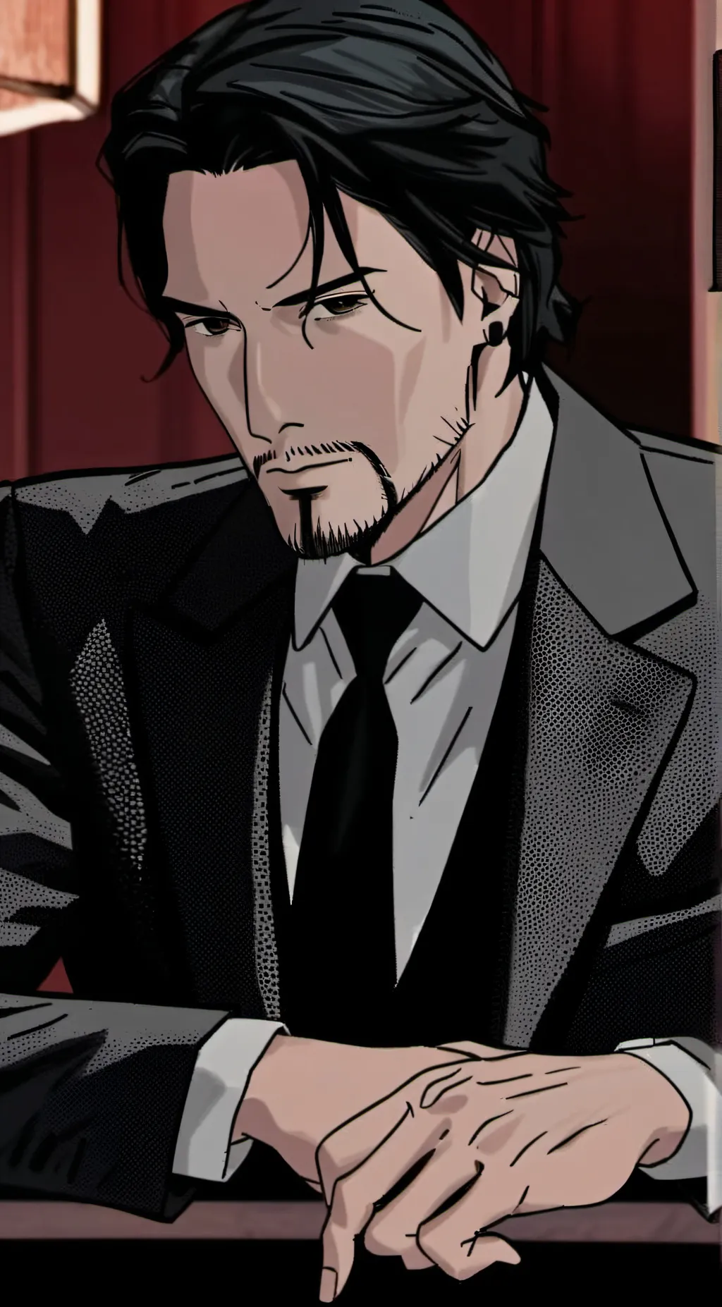 ai character: john wick background