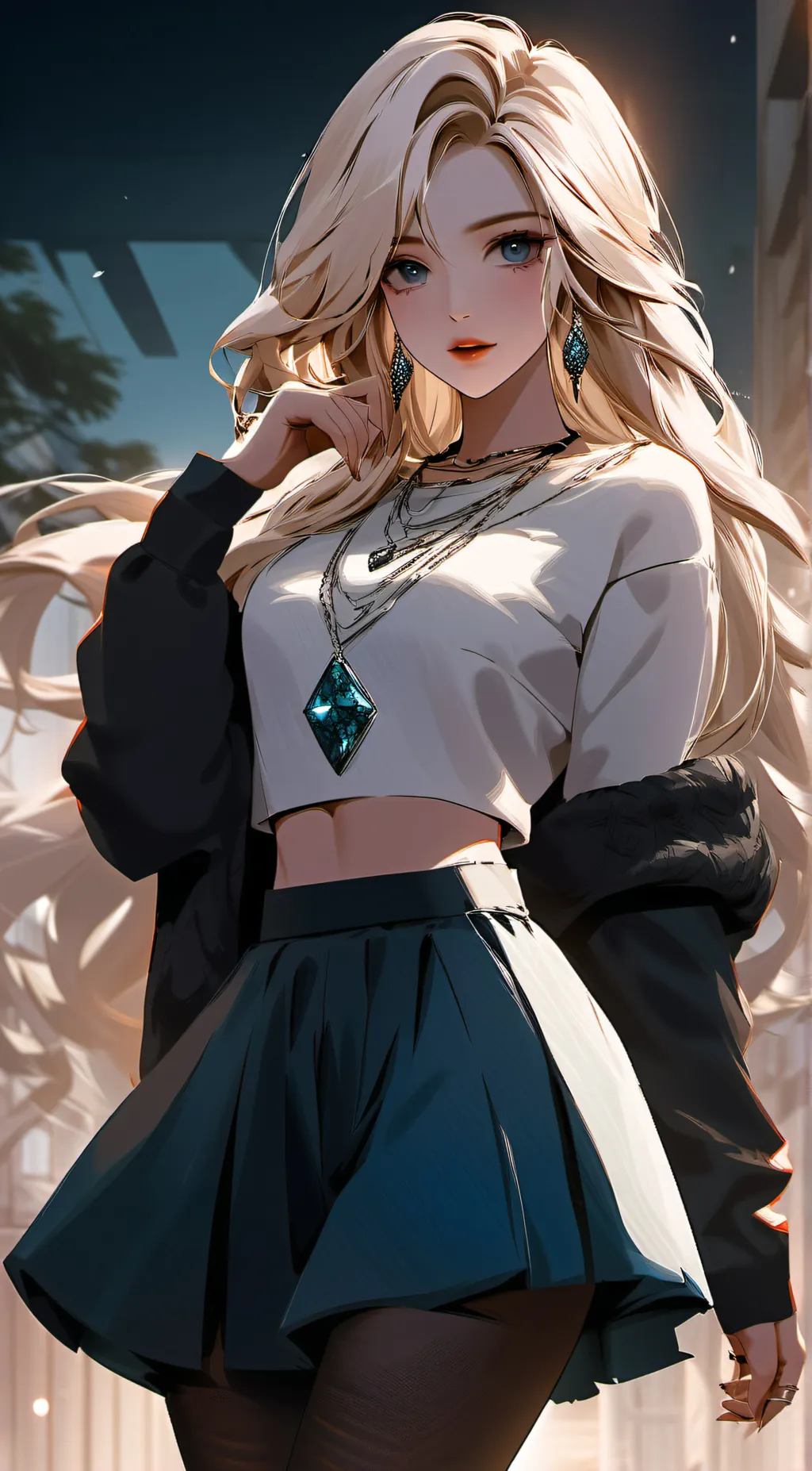 ai character: beautiful girl 💖 background