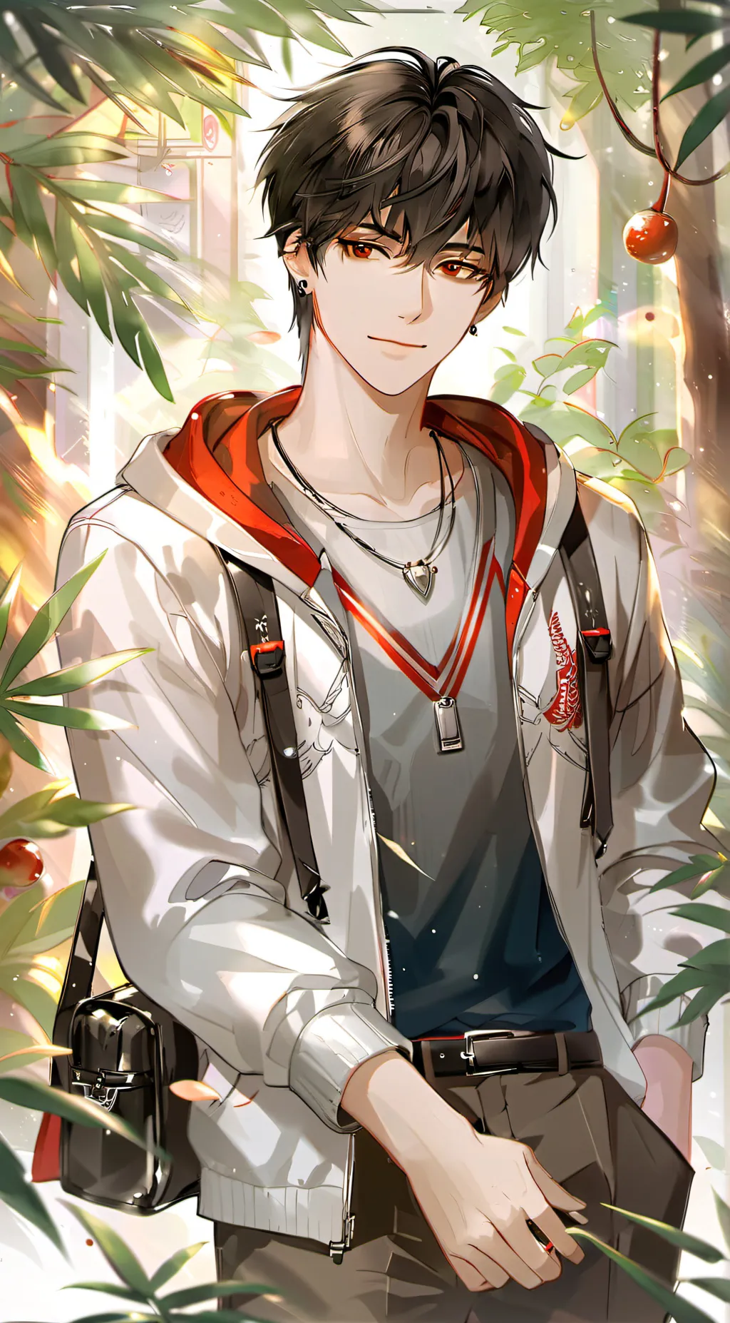 ai character: Andrew. background