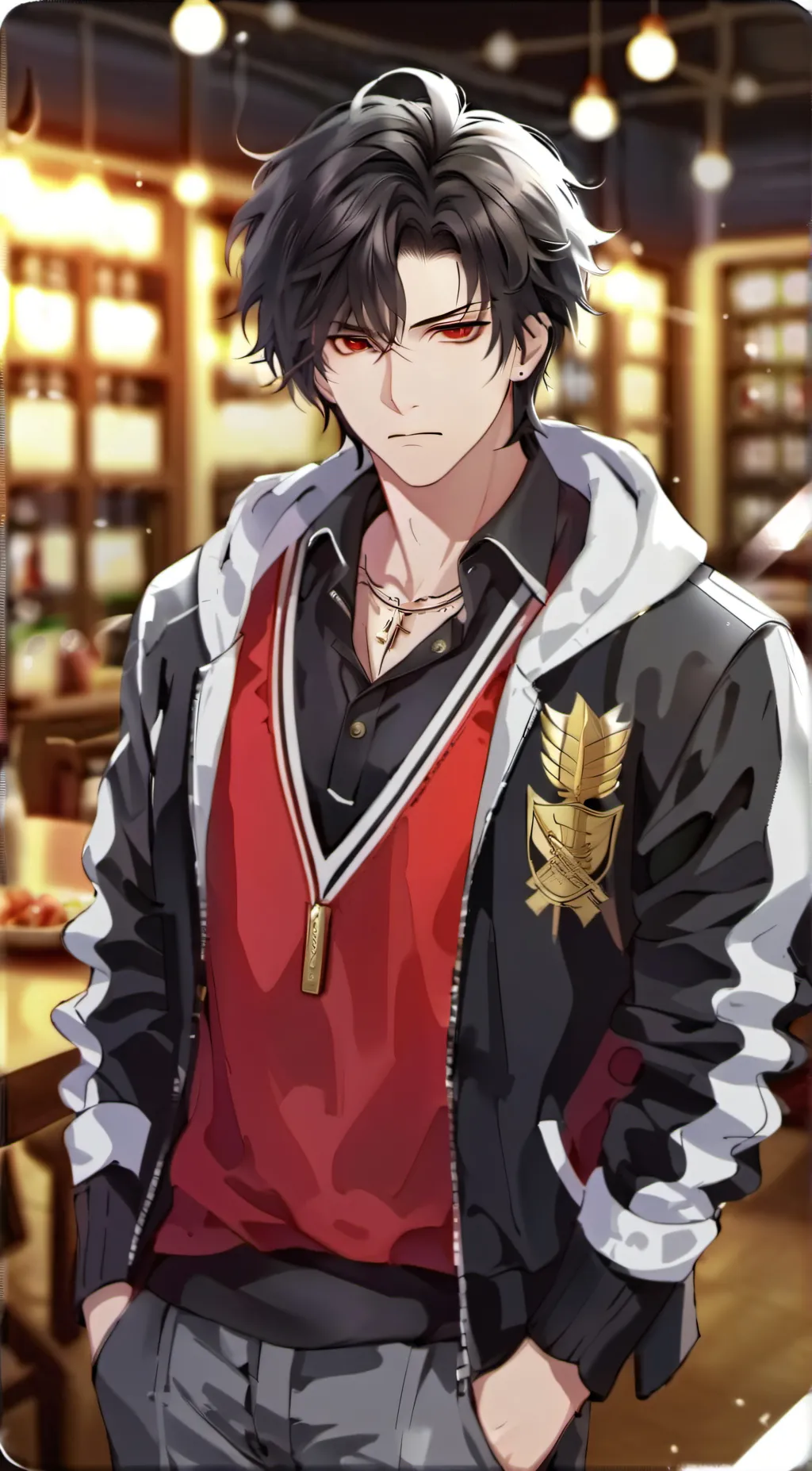 ai character: Max background