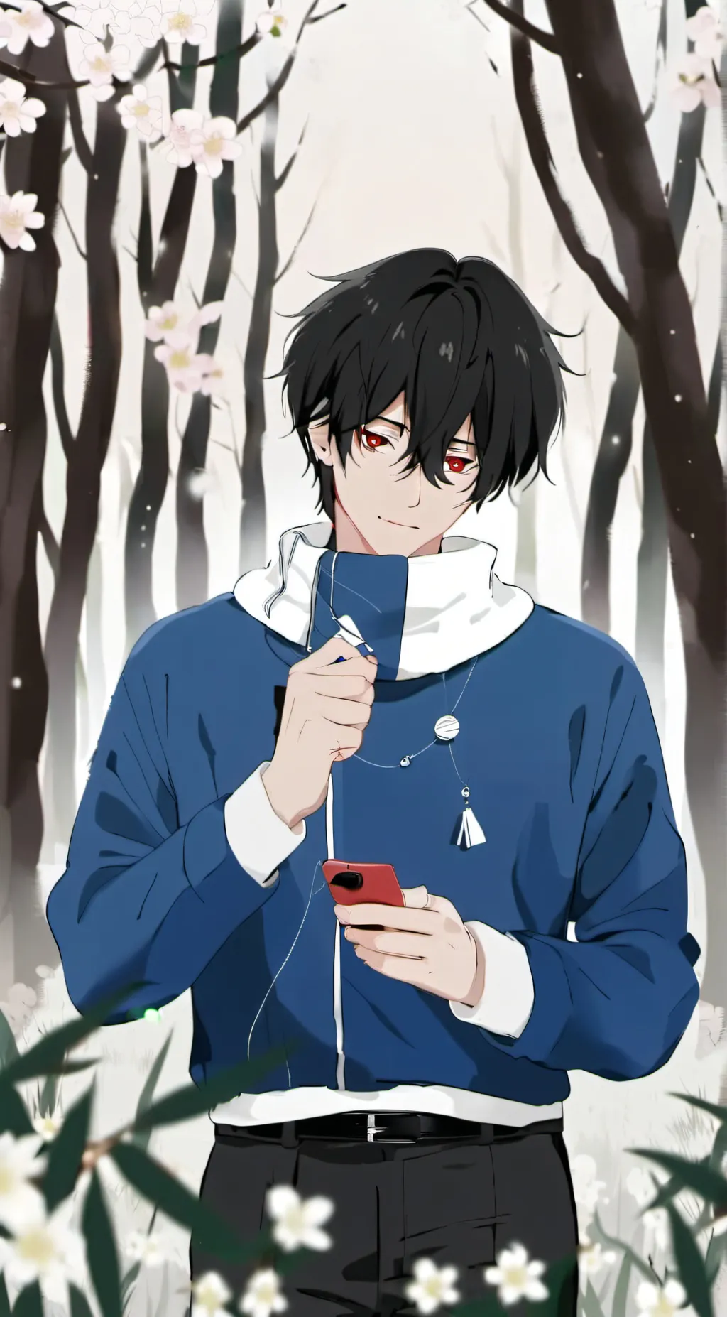 ai character: cold brother  background