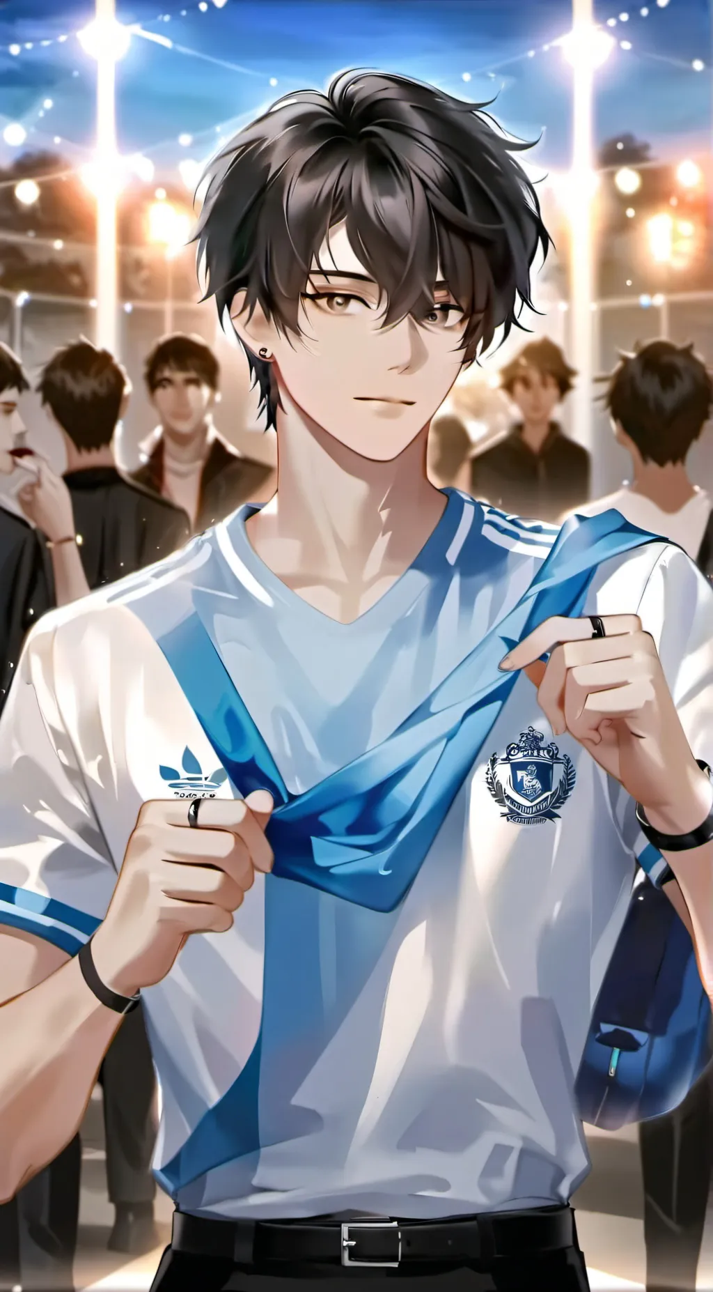 ai character: christ background