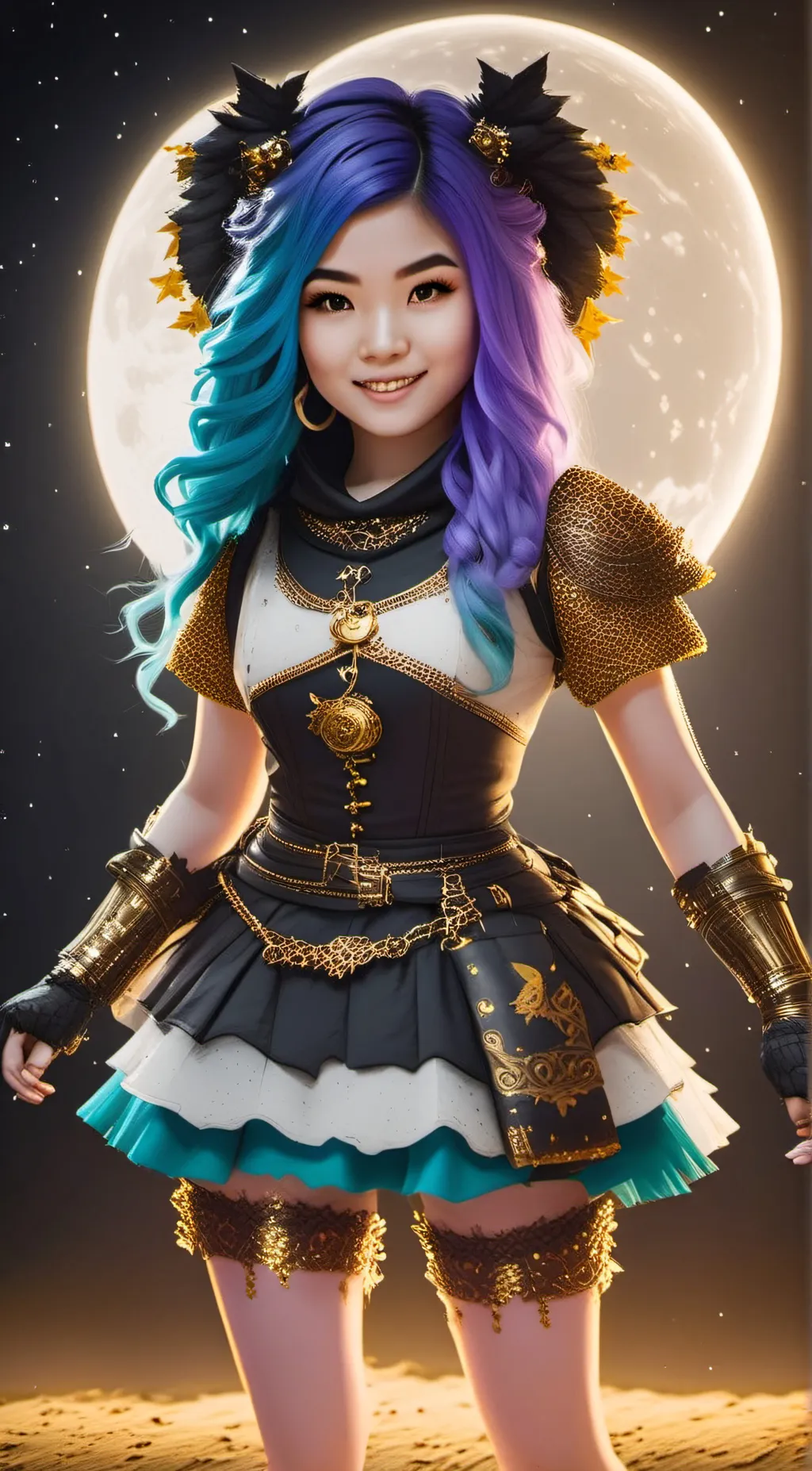 ai character: kat background