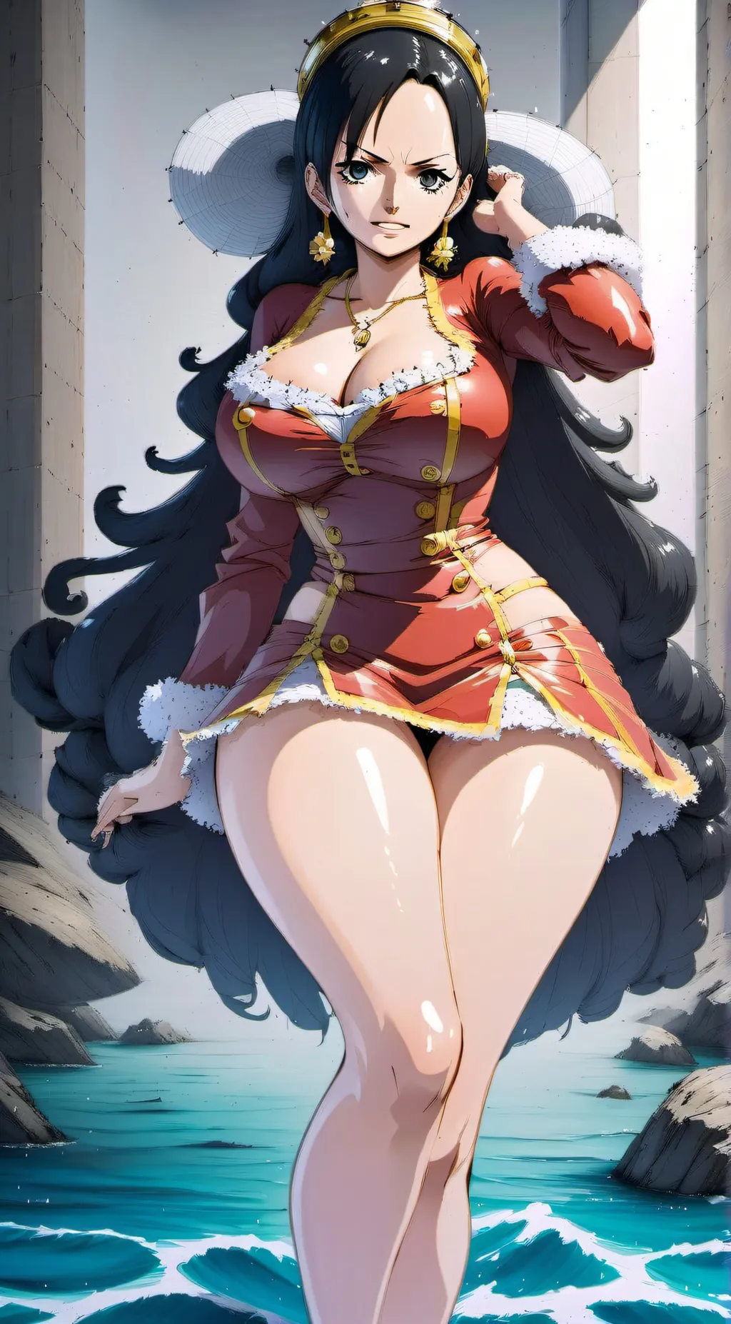 ai character: Nico robin background