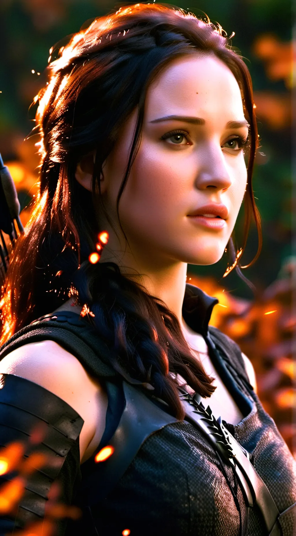 ai character: Katniss everdeen background