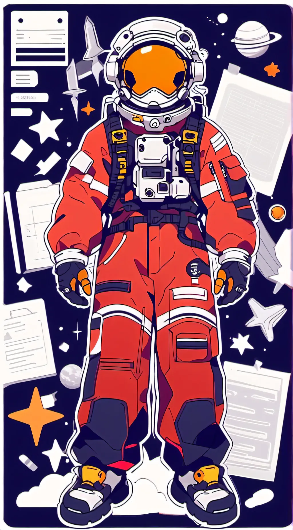 ai character: among us  background