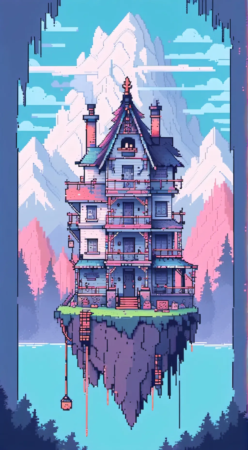 ai character: Gravity Falls background