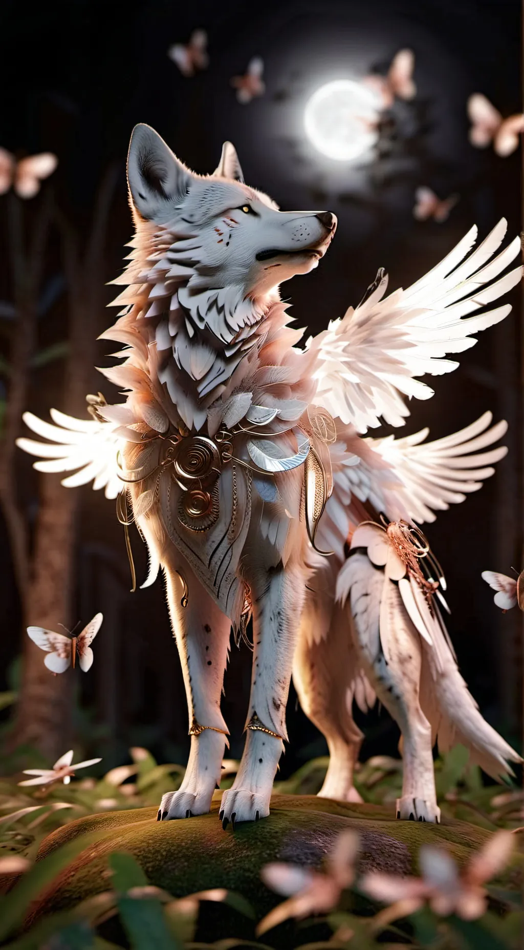 ai character: Wolf pack background