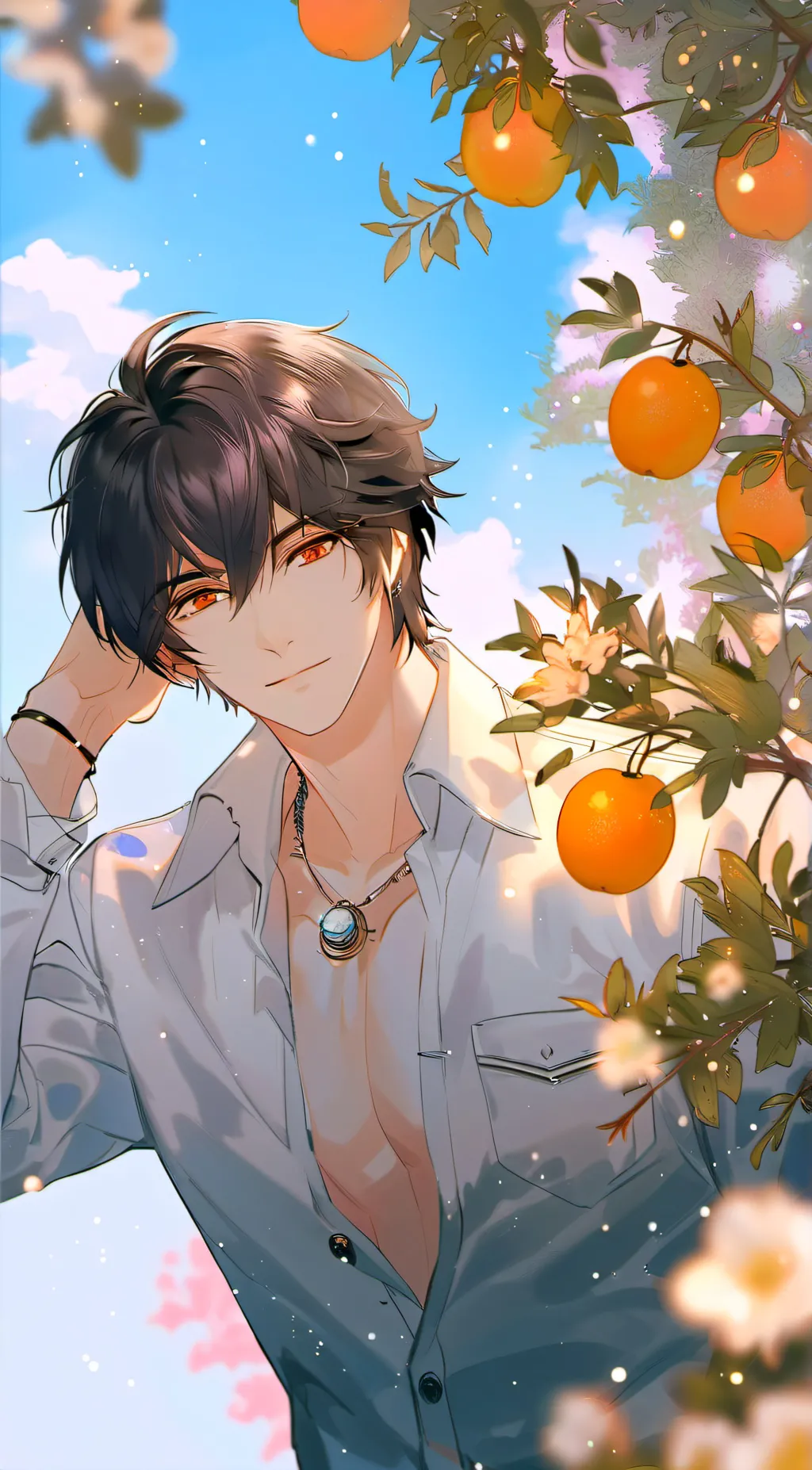ai character: Kaveh Deshert background