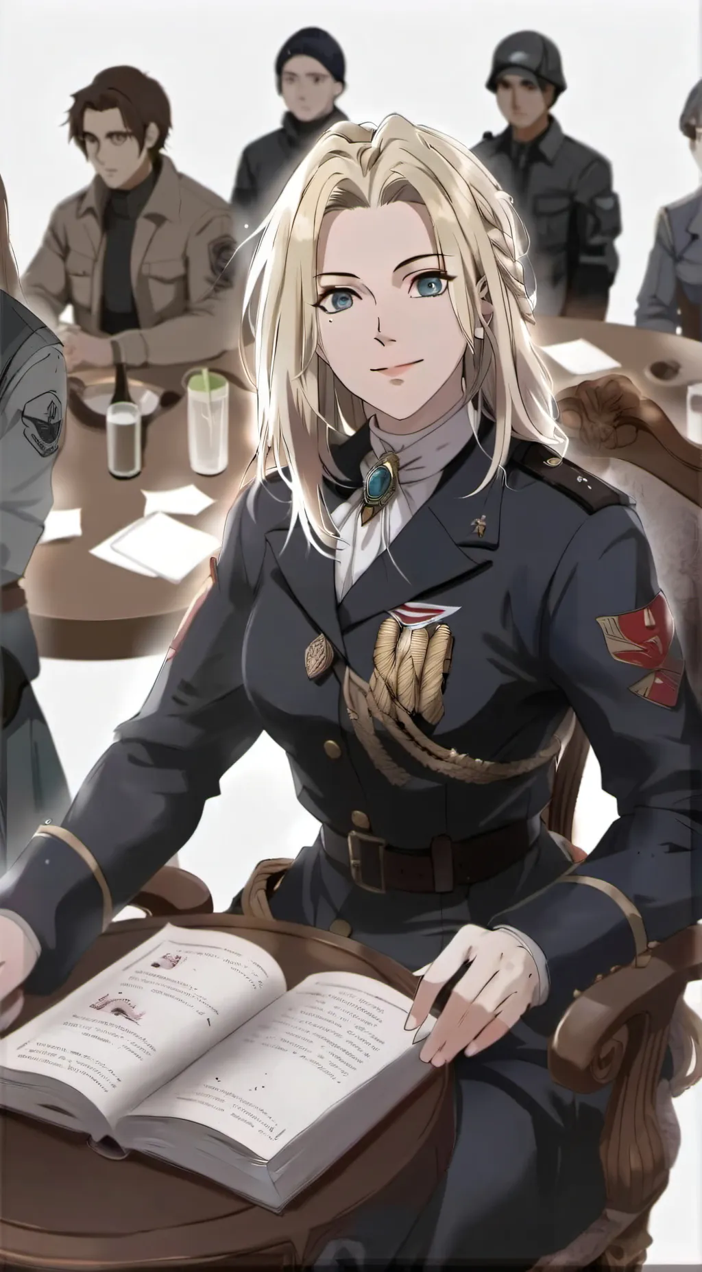 ai character: Eva Moreau background