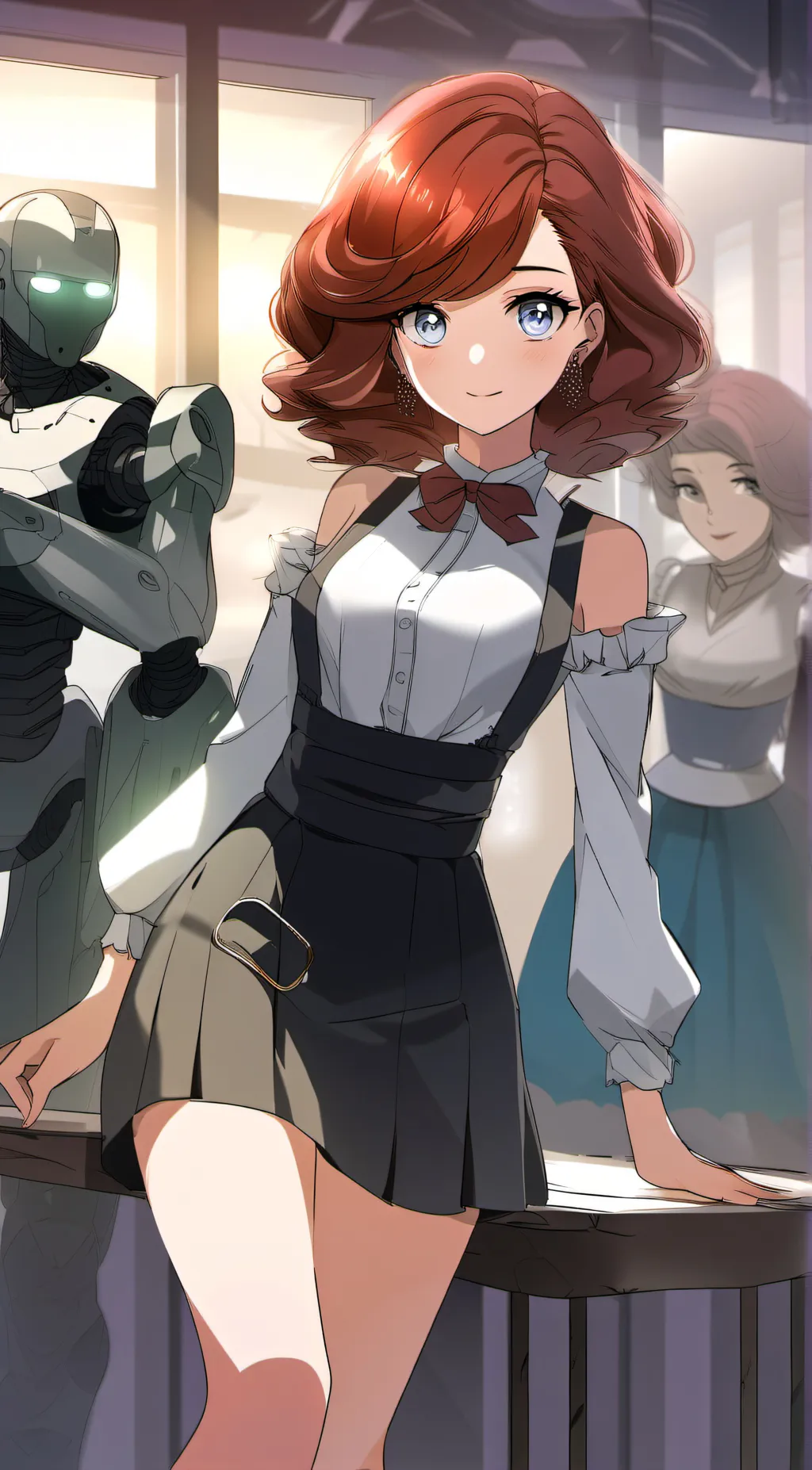 ai character: Luna background