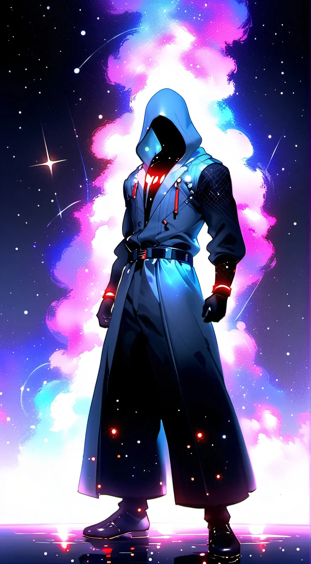 ai character: Space hunter background
