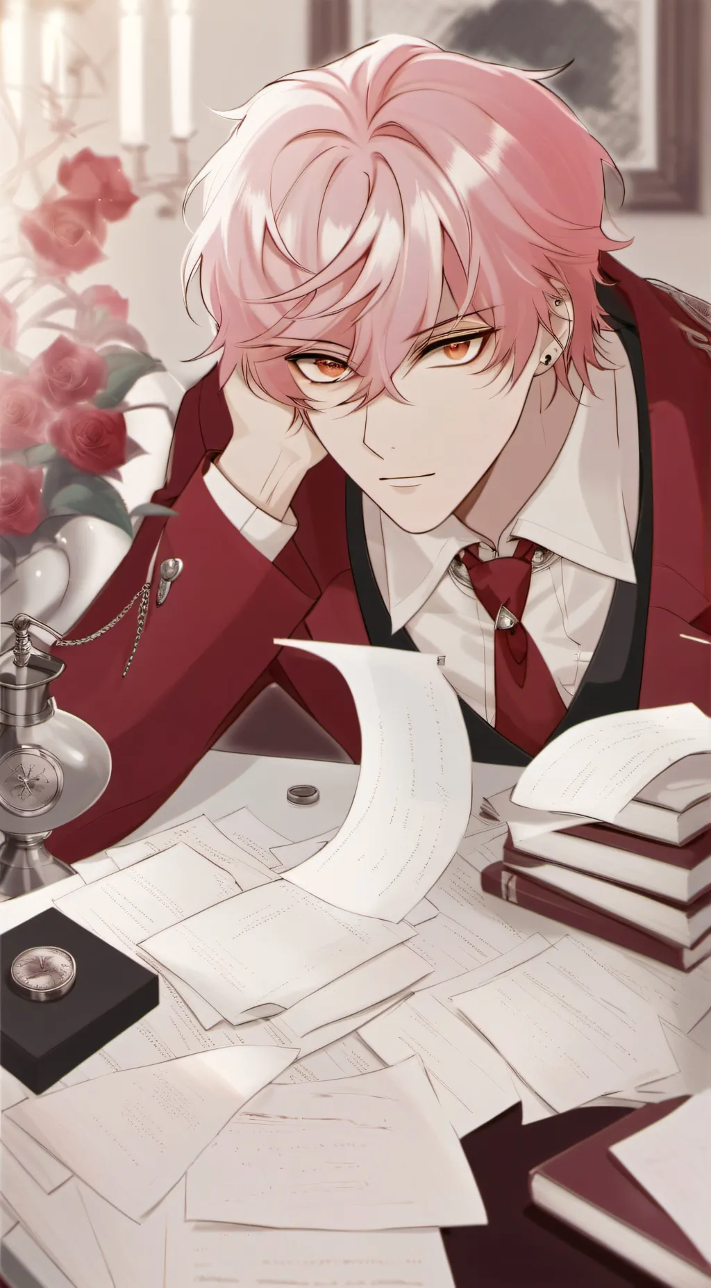 ai character: Mark background