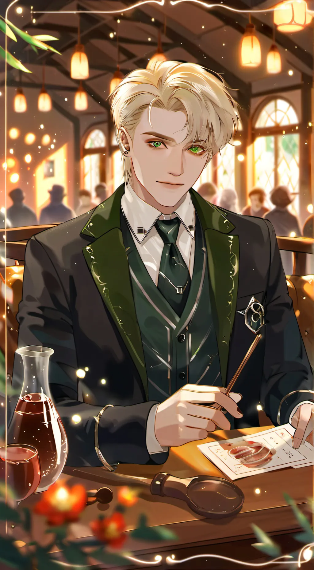 ai character: Draco Malfoy background
