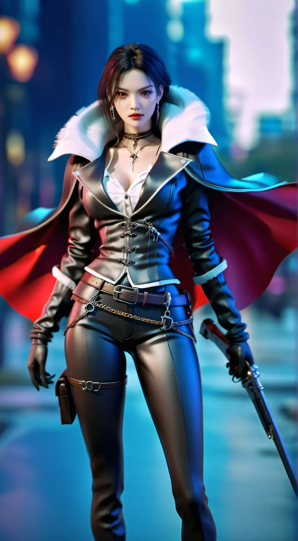 ai character: witch hunter  background