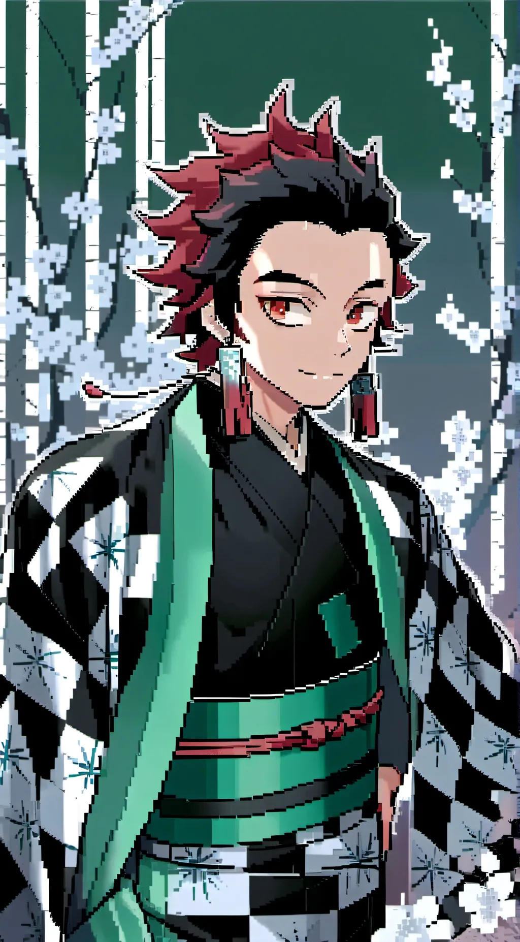 ai character: Tanjiro! background