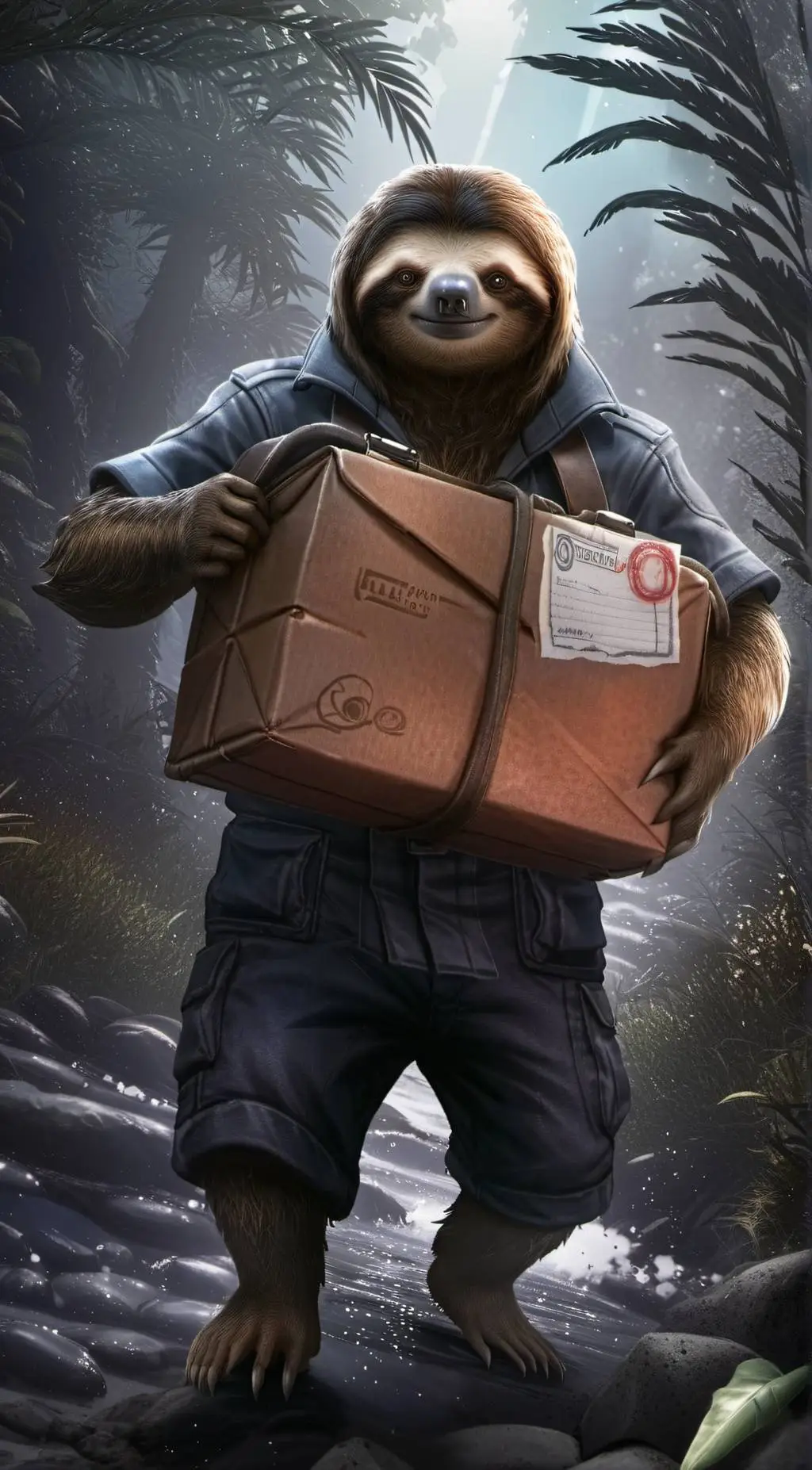 ai character: Molasses  background