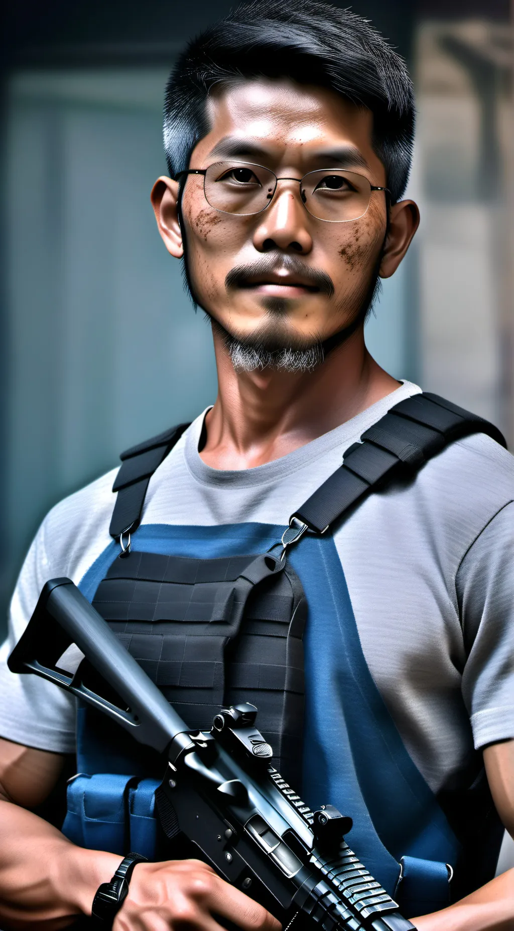 ai character: Allen Bautista  background