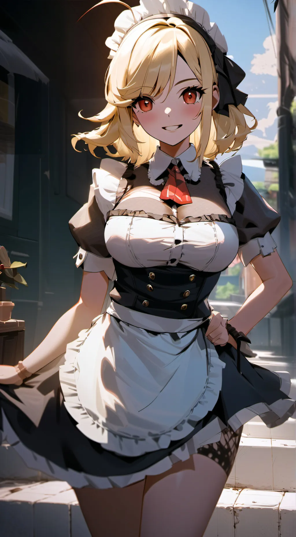 ai character: Maddy background