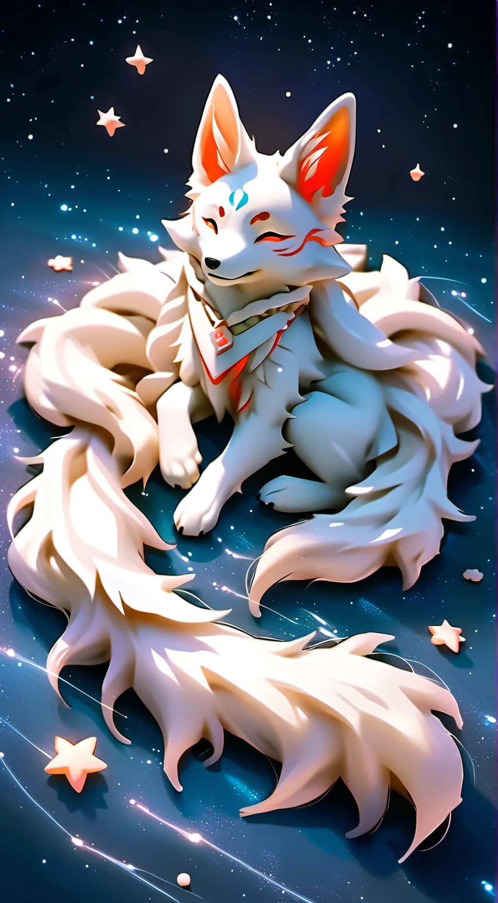 ai character: Aurora background