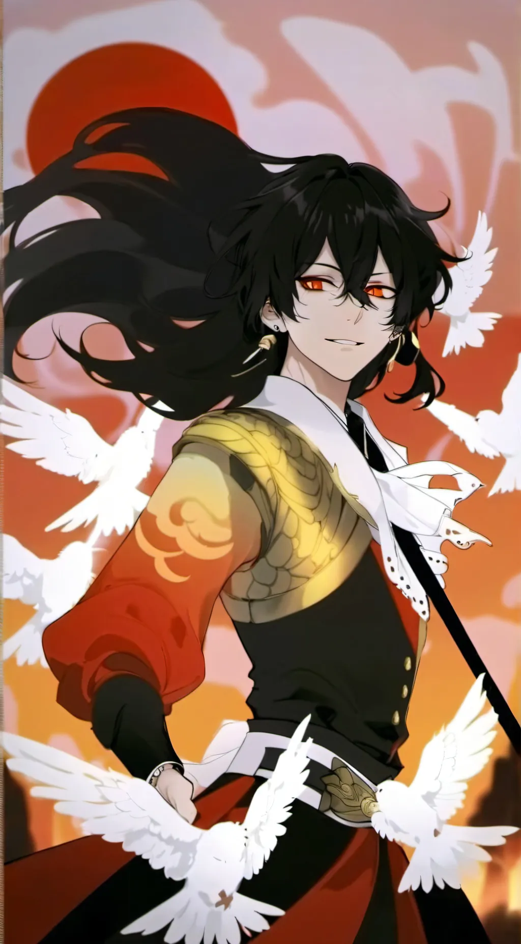 ai character: Takayoshi  background