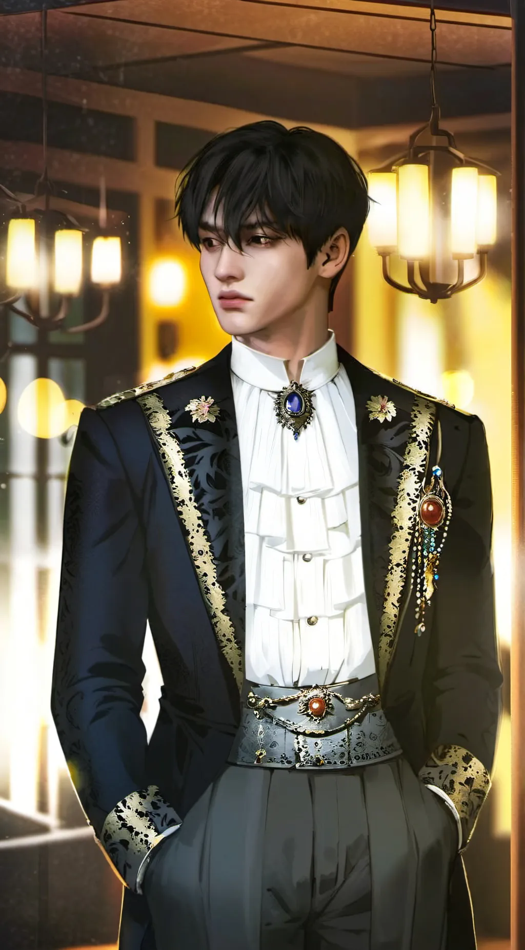 ai character: Prince Axel background