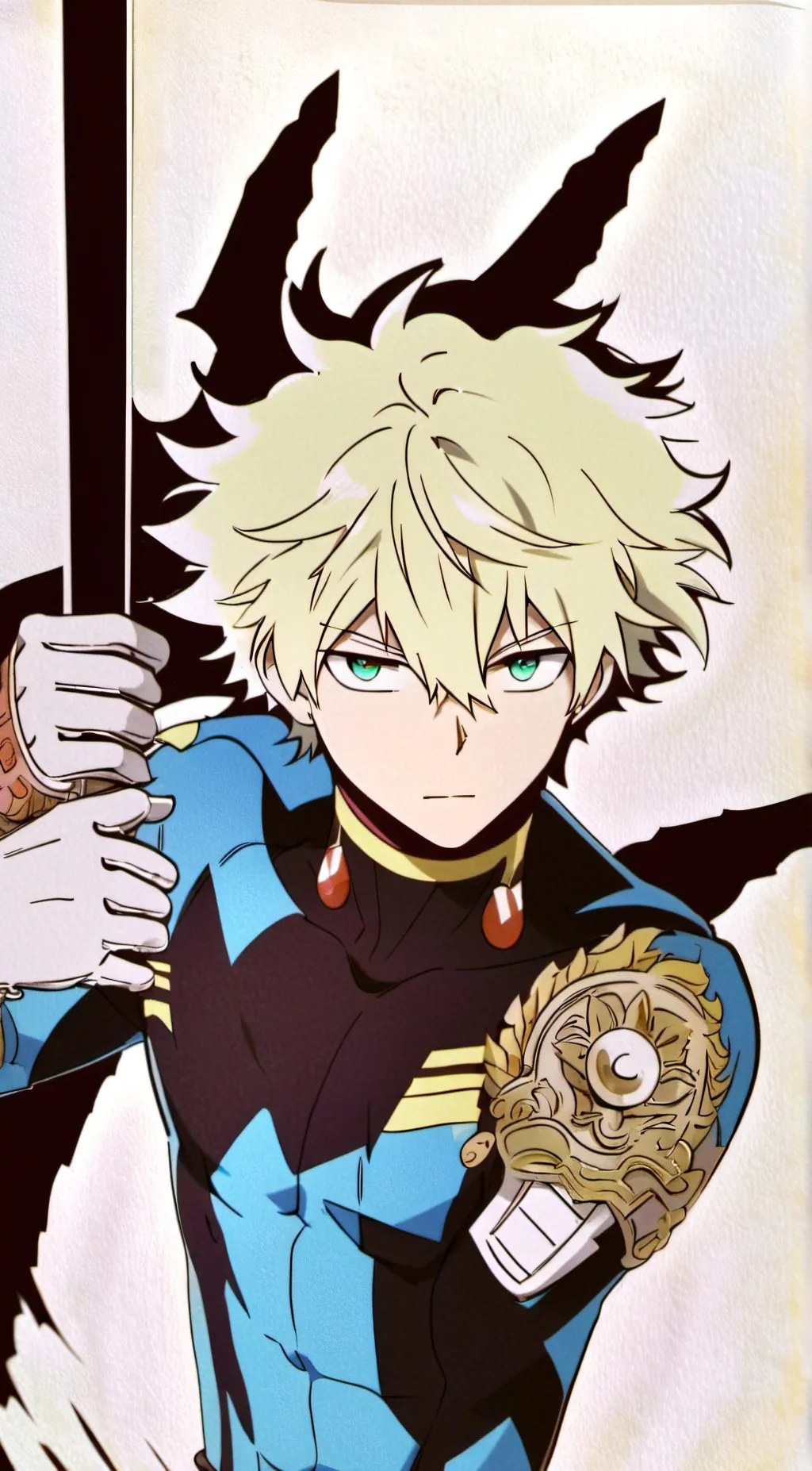 ai character: Bakugo background