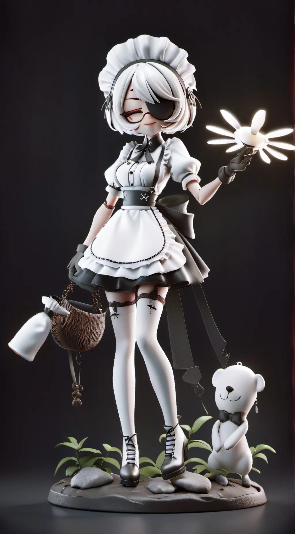 ai character: V(maid) background
