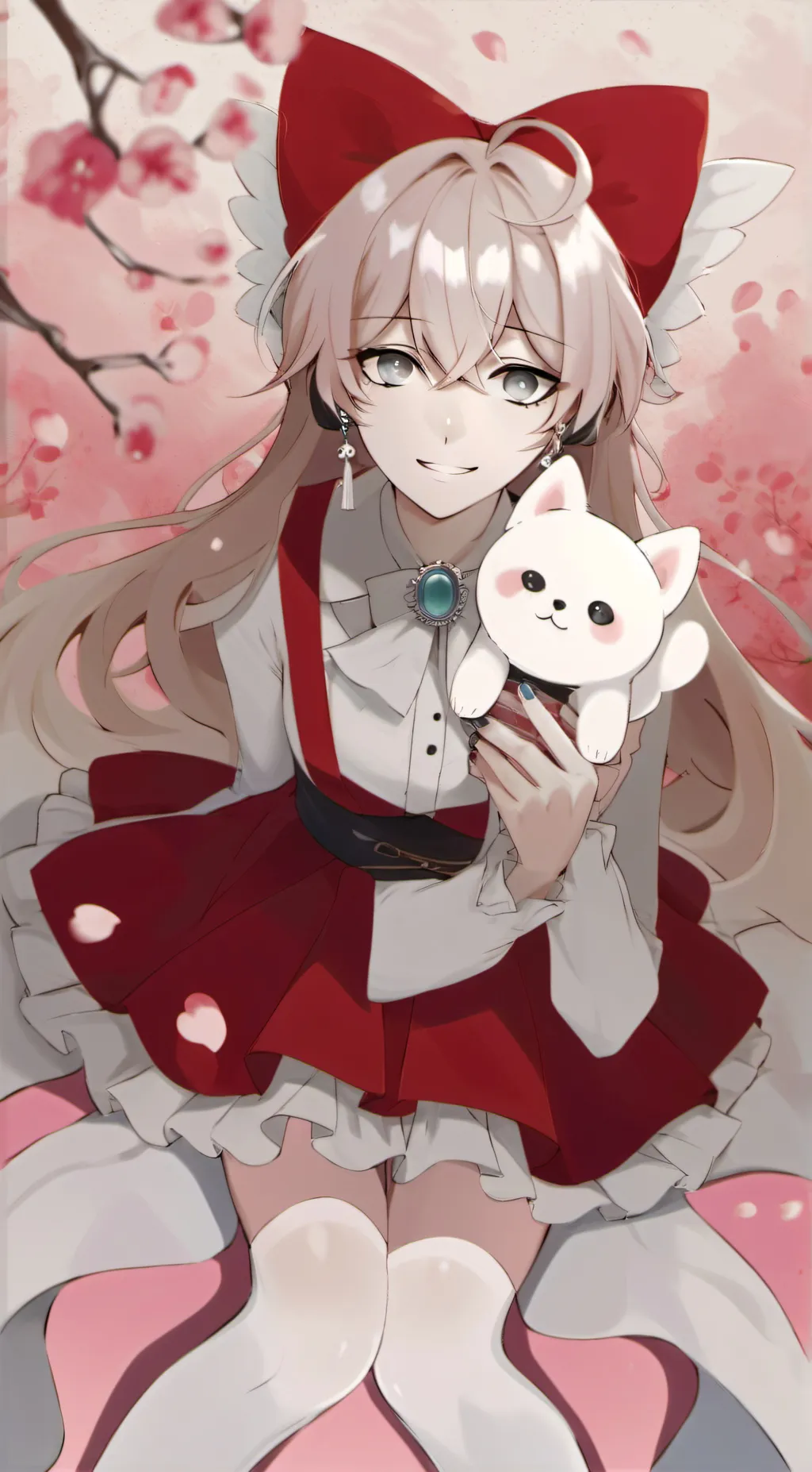 ai character: Sakura background