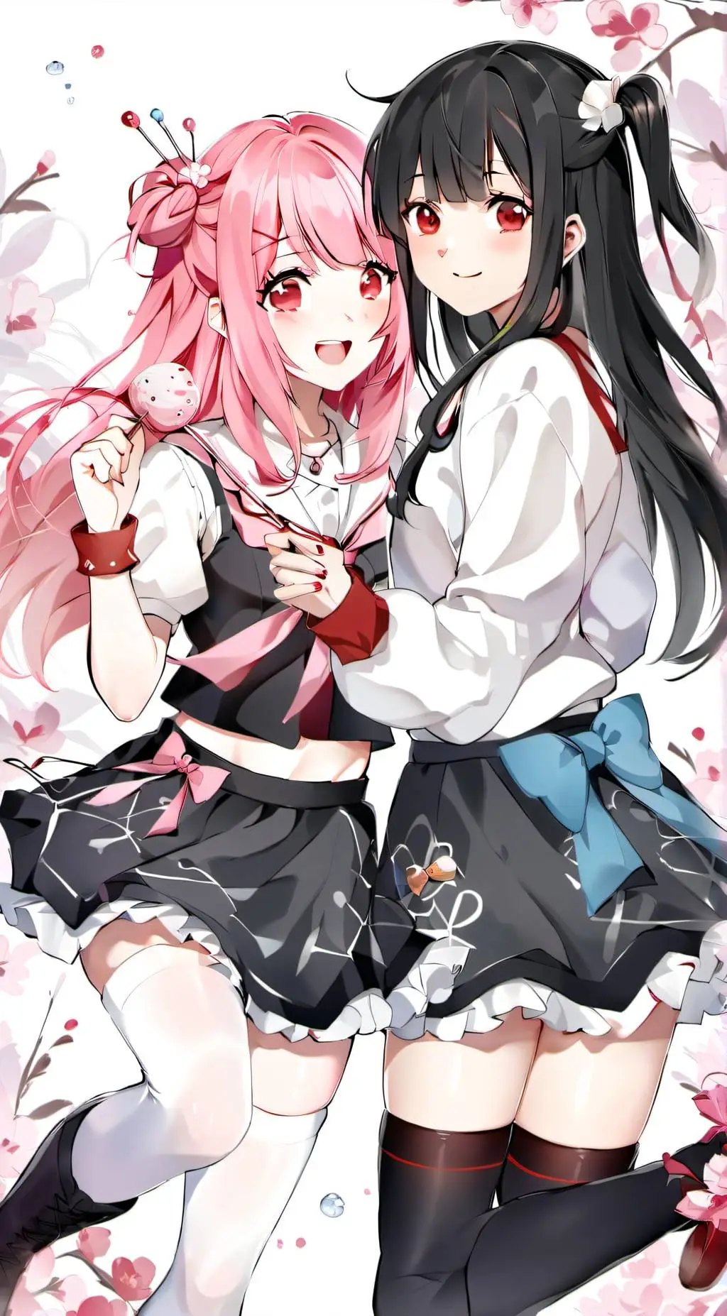 ai character: Candi and Cherri background