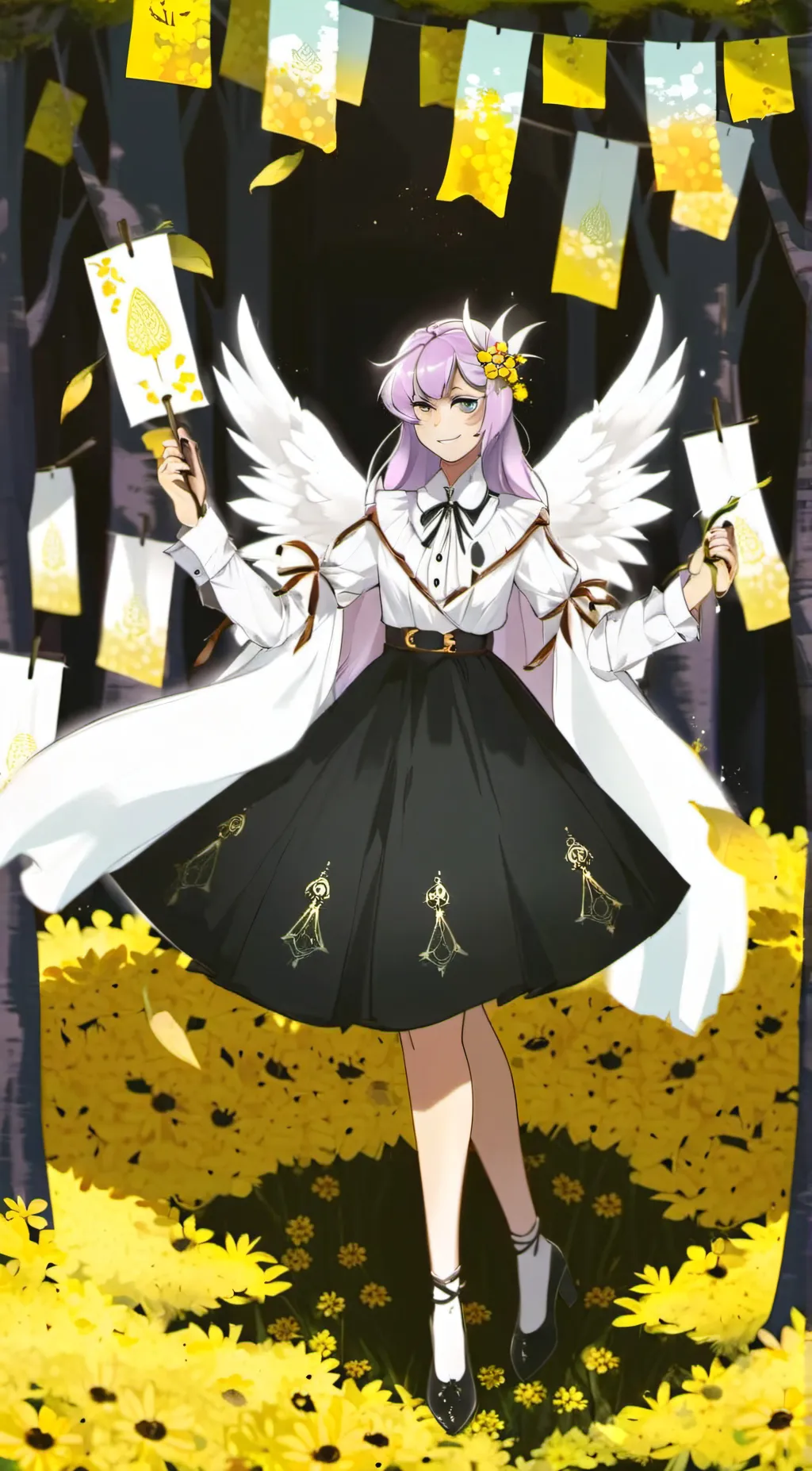 ai character: Hazbin hotel girl  background