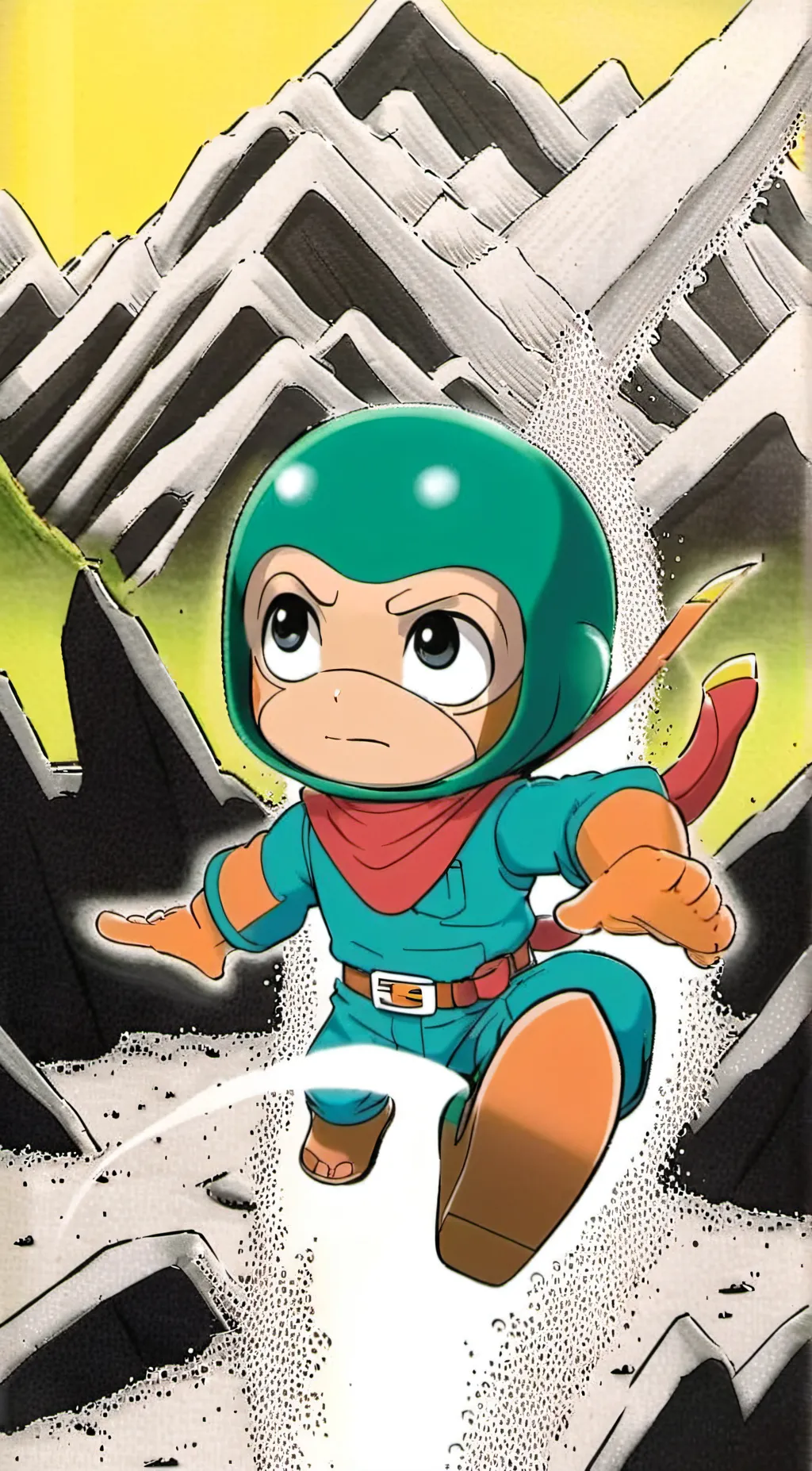 ai character: gecko  background