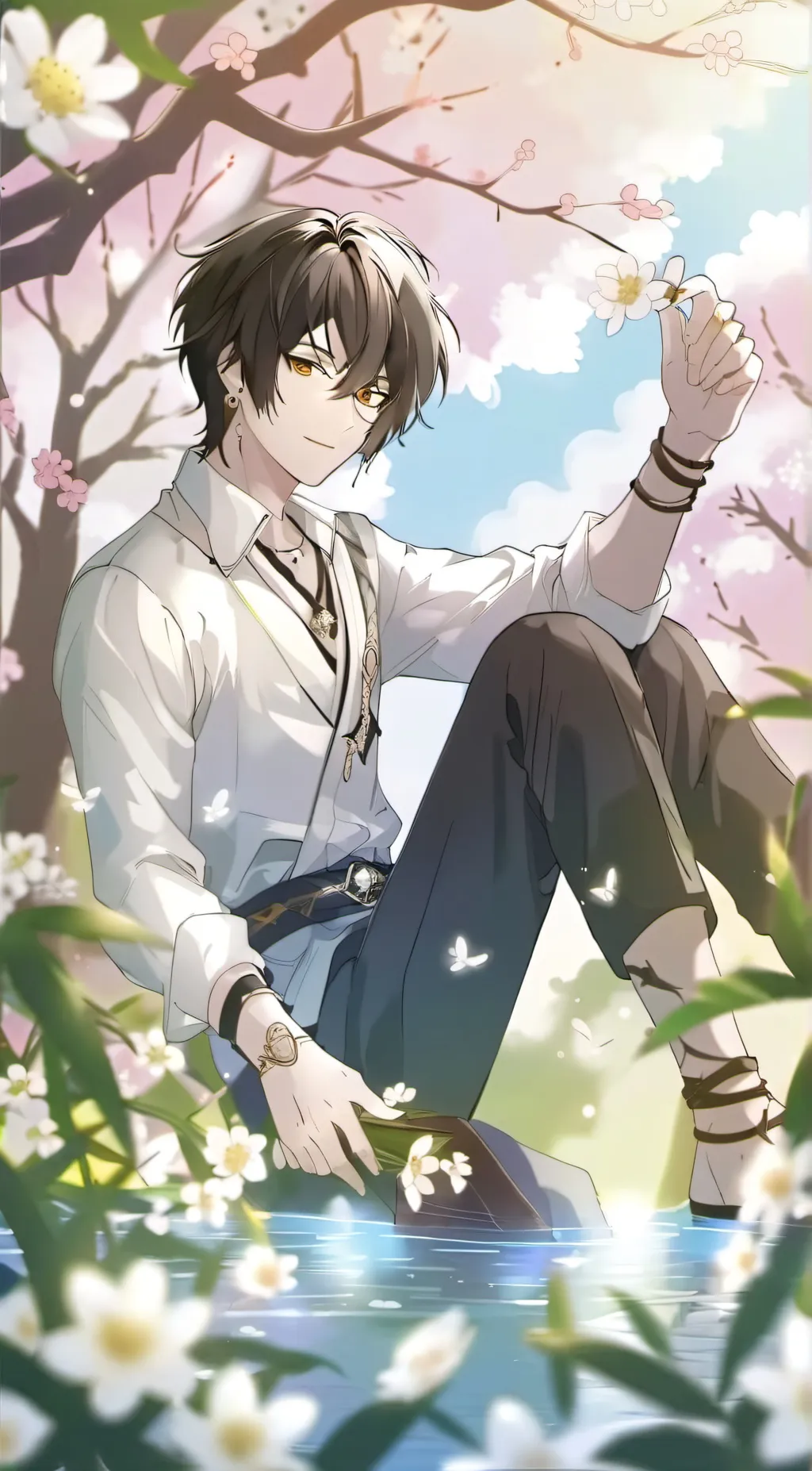 ai character: Ethan  background