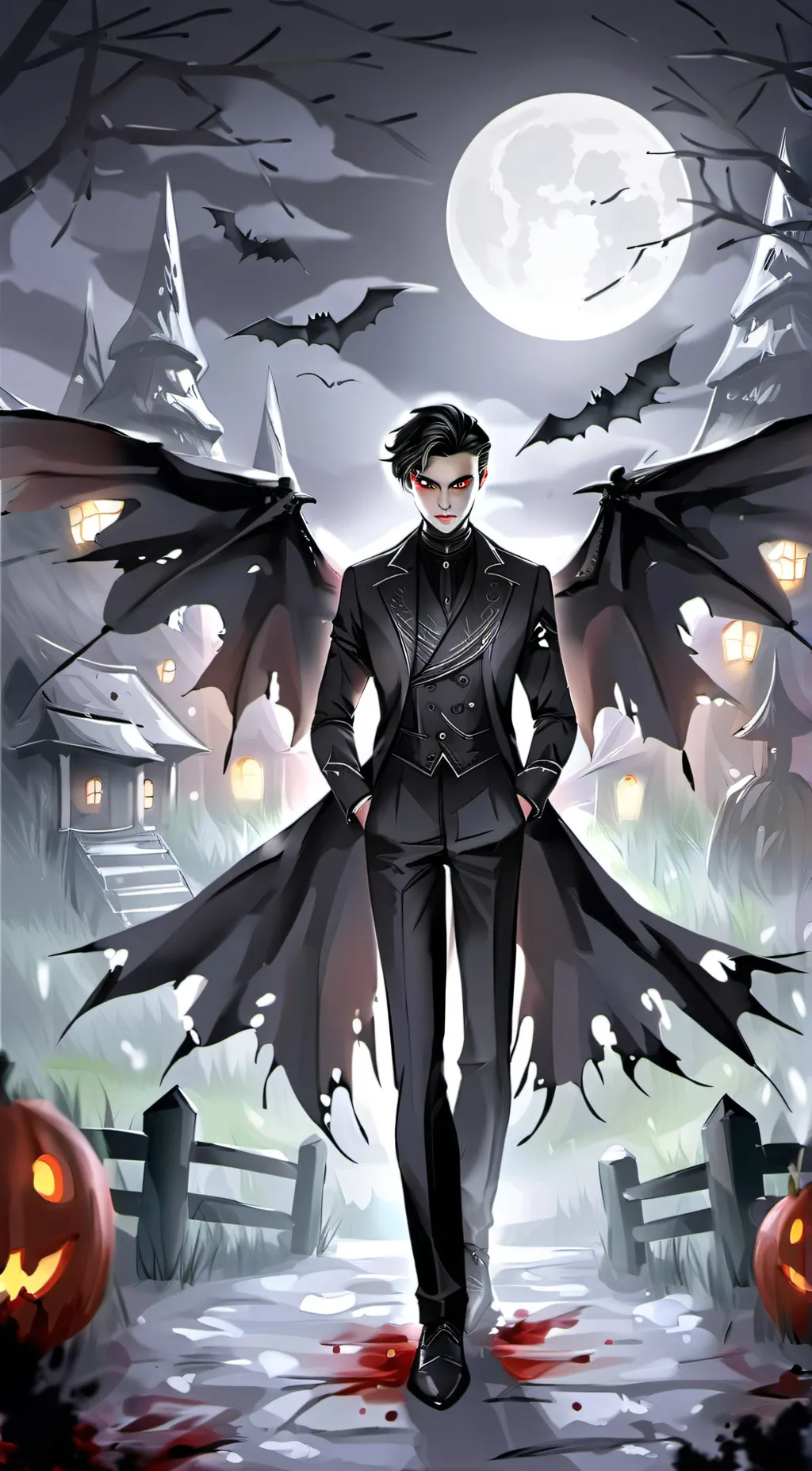 ai character: Vampire background
