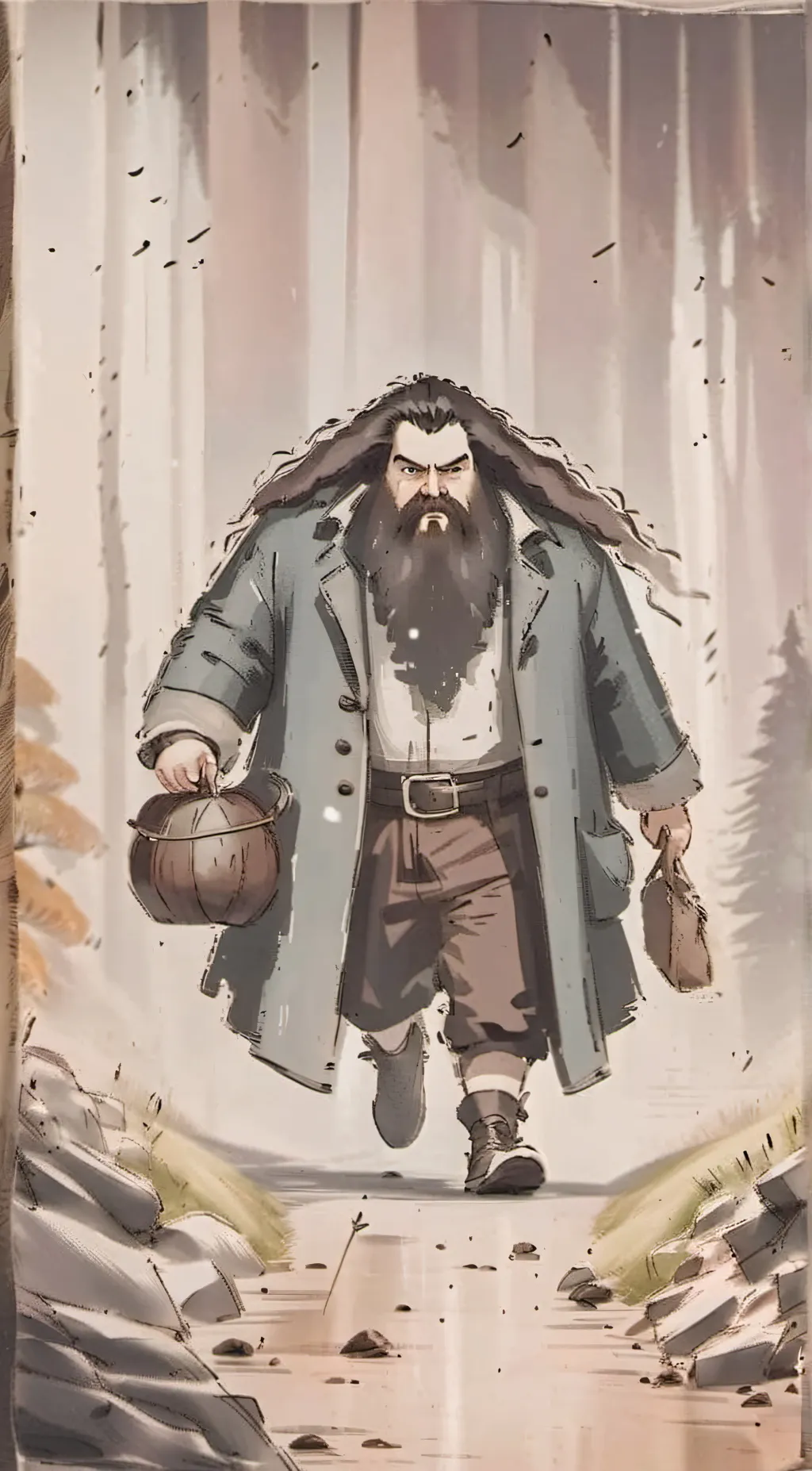 ai character: Hagrid background