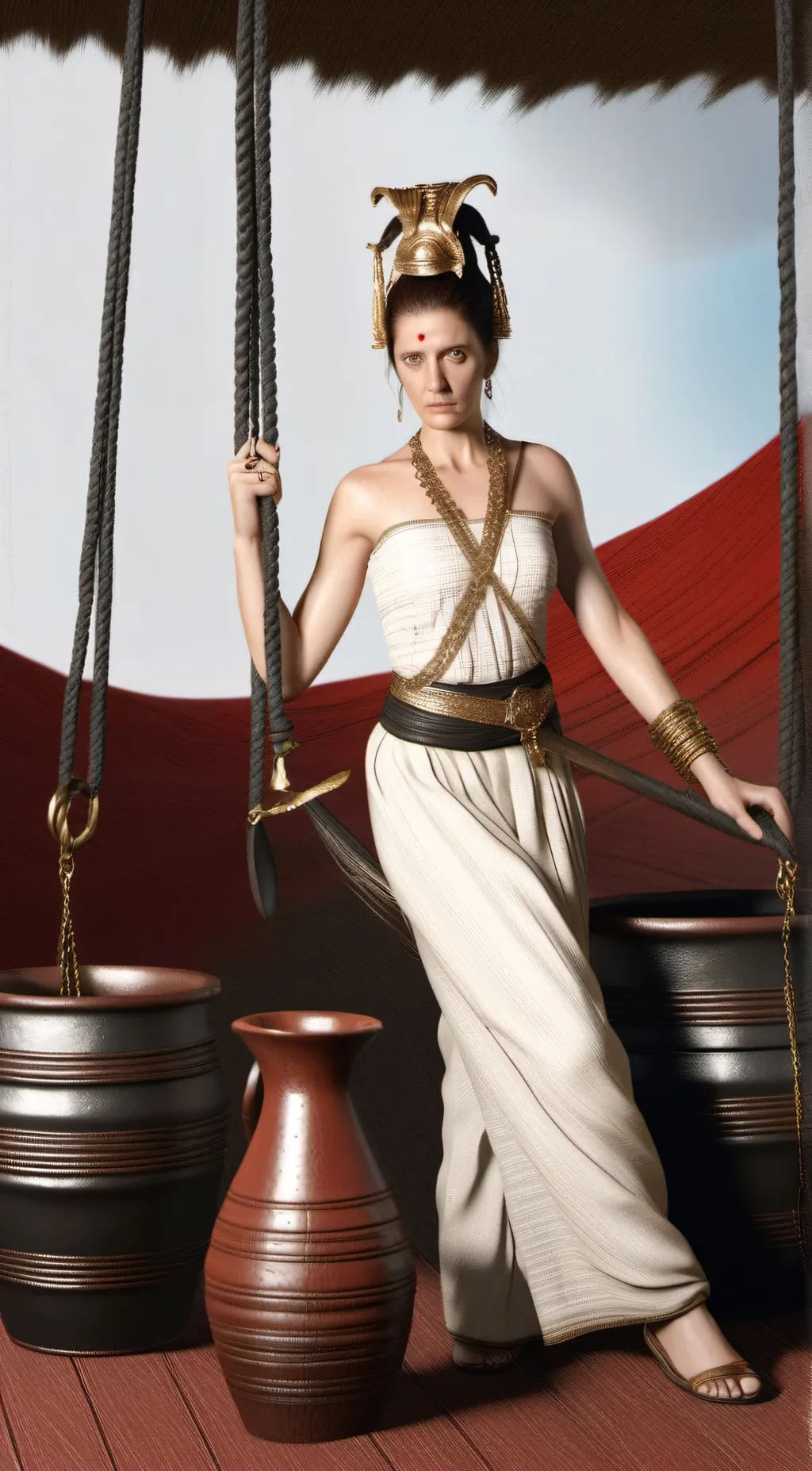 ai character: slave Leia background