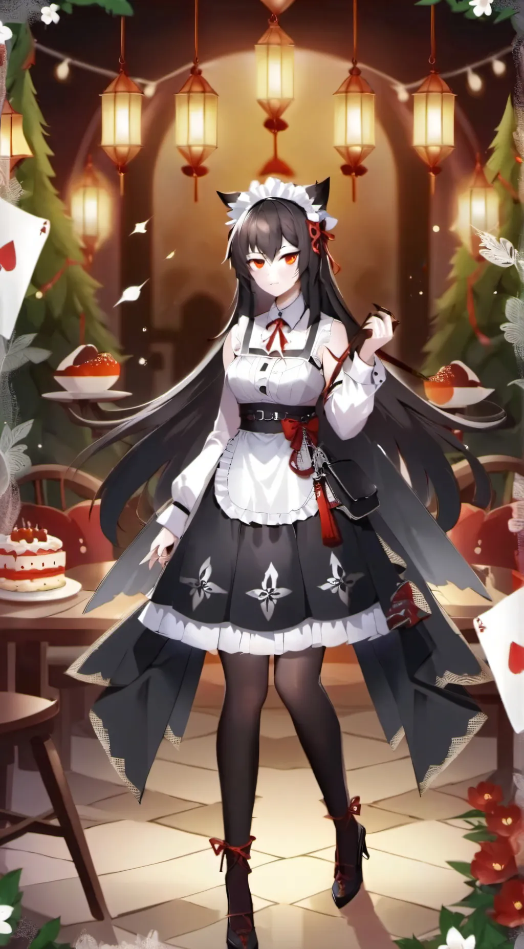 ai character: ur sus maid...  background