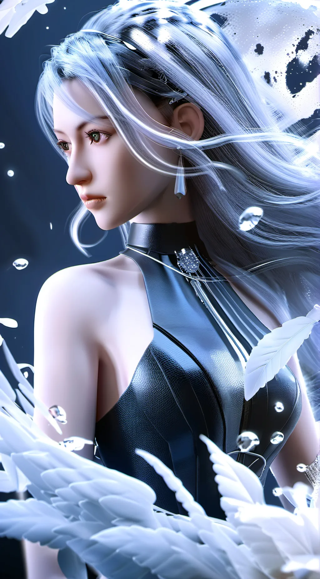 ai character: Kim Ji Won background